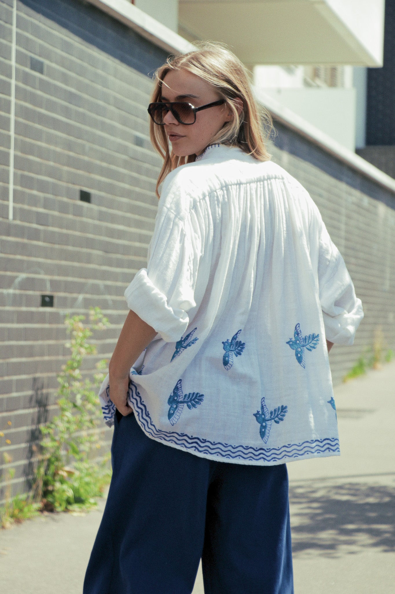 Blouse Oiseaux Colorés