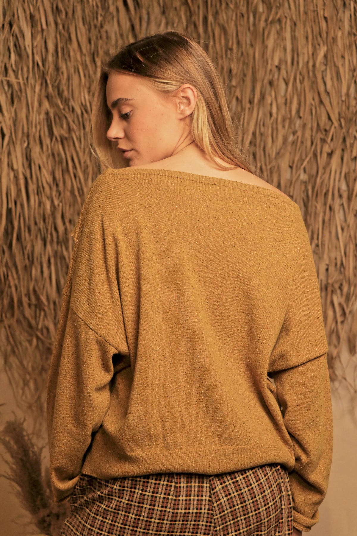 Pull Mossy Jaune