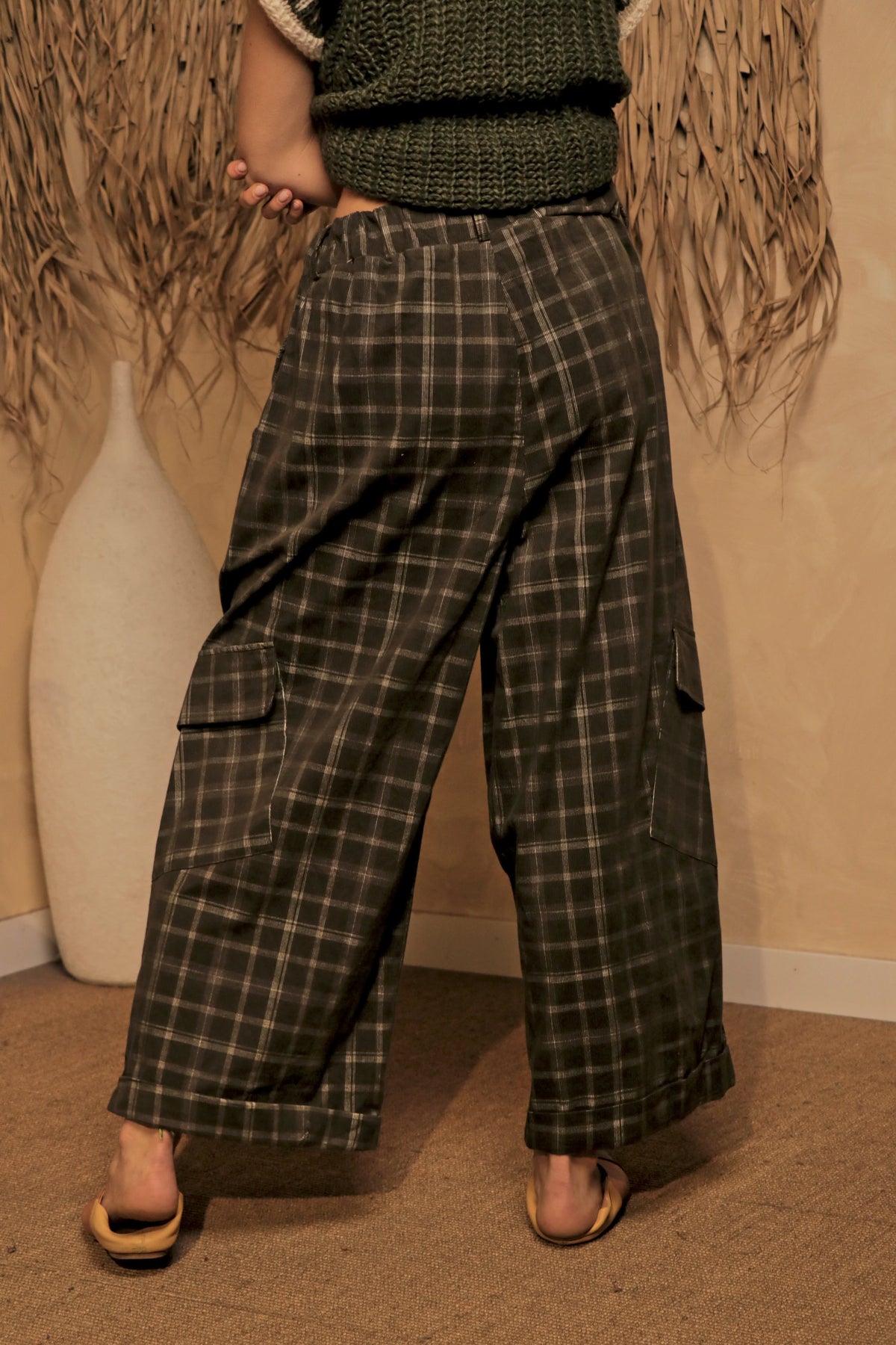 Pantalon Cargo Kaki