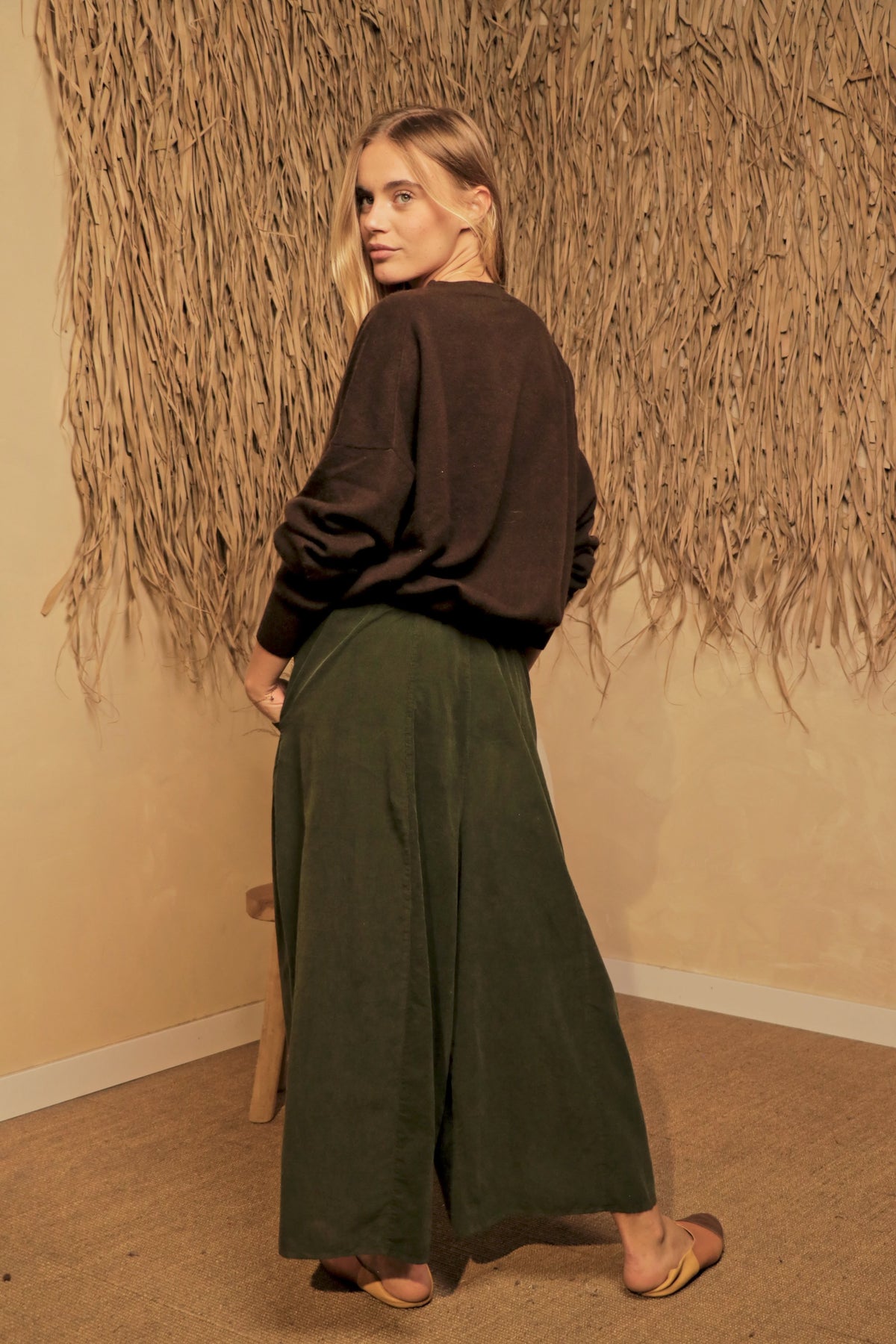 Pantalon Tulipa Kaki