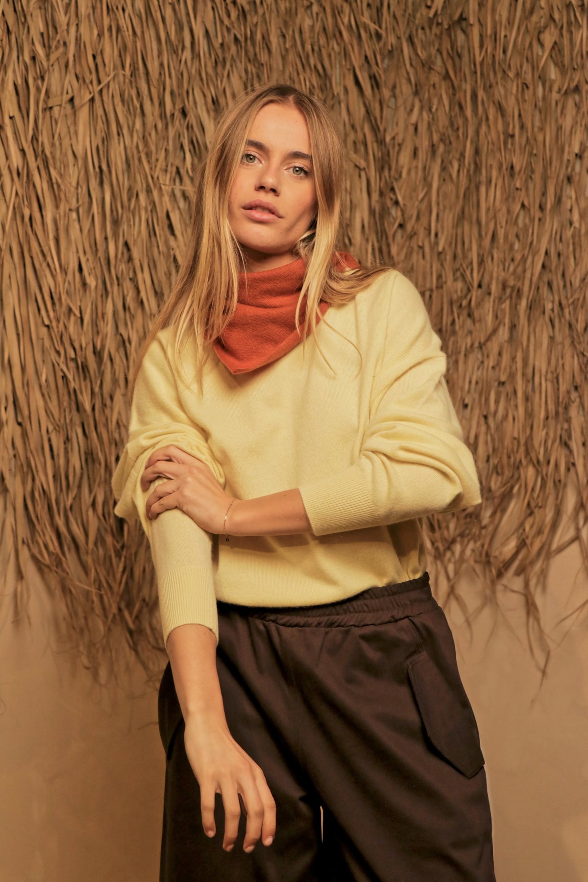 Foulard Livia Brique