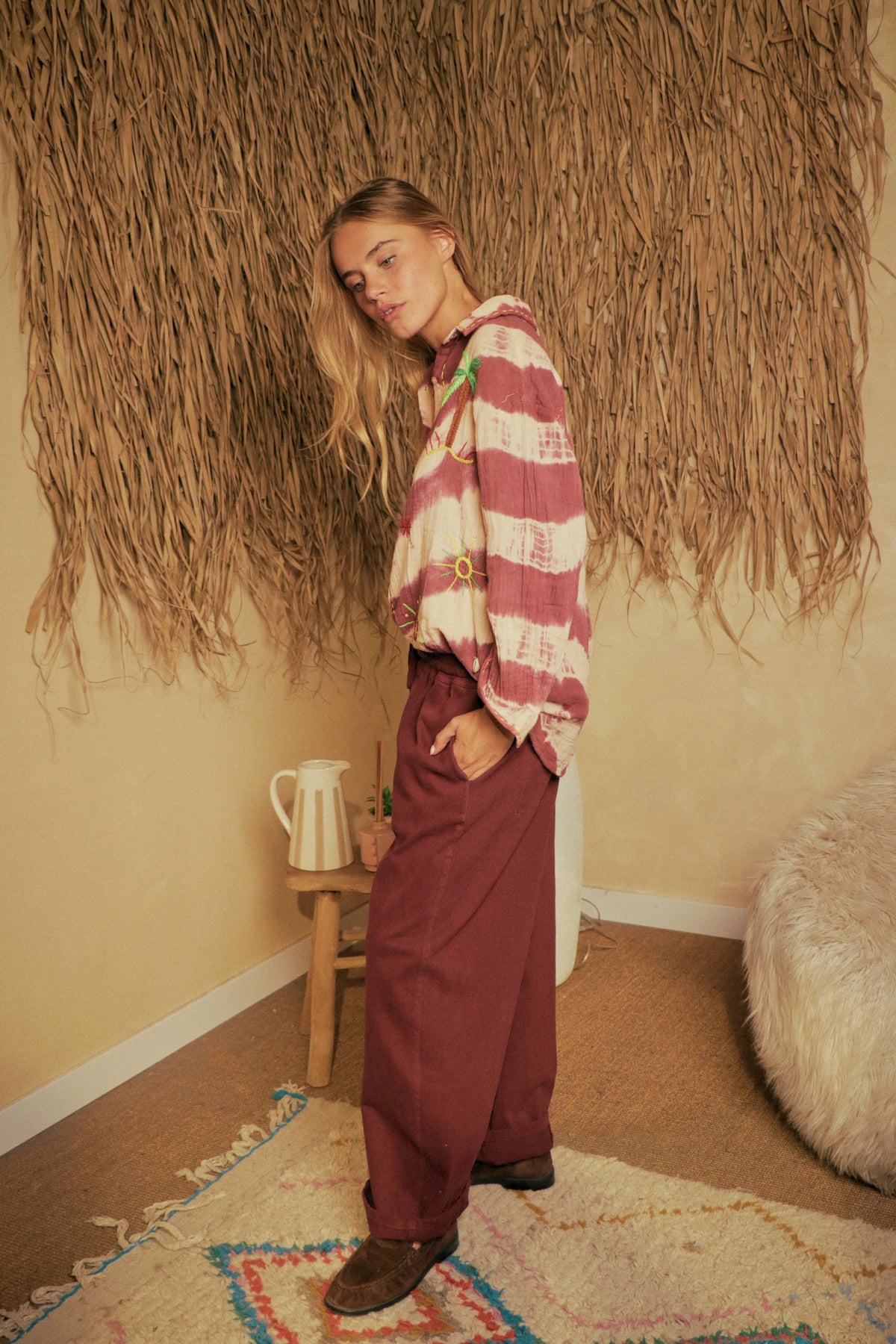 Pantalon Mistral Bordeaux