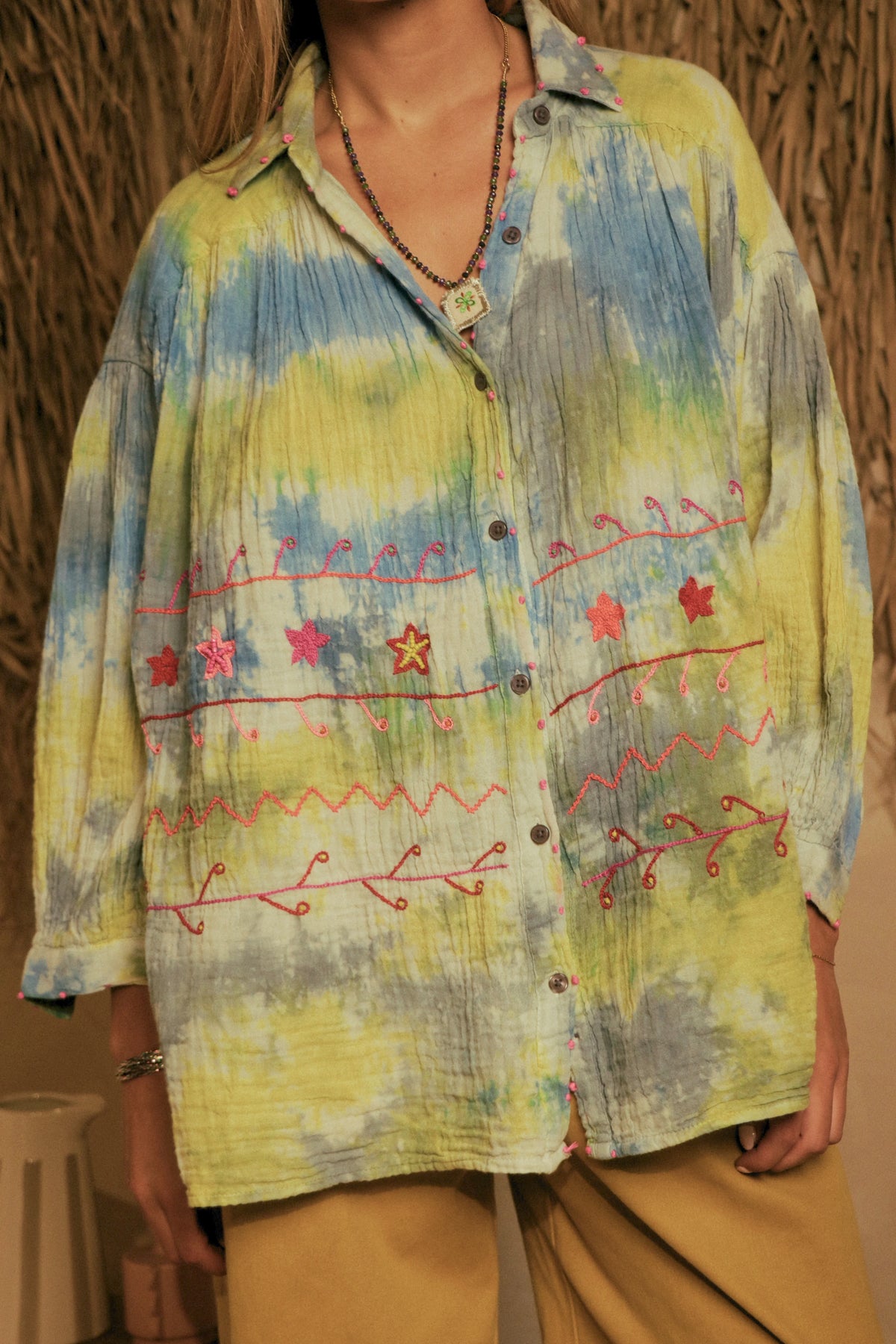 Chemise Aqua Citrus