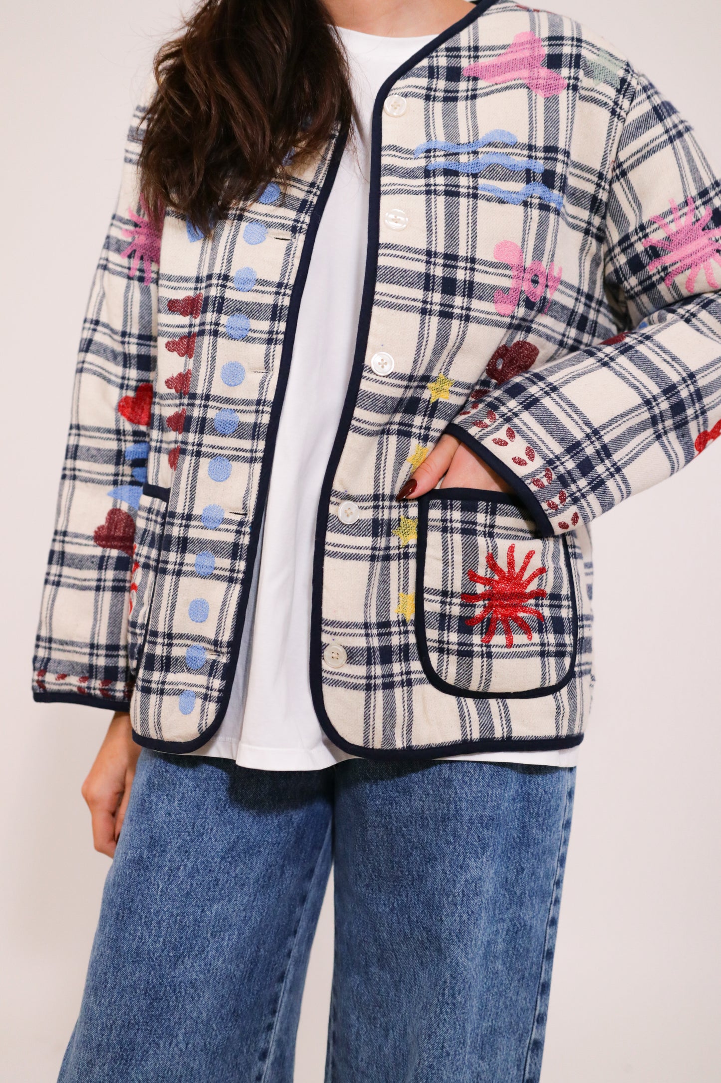 Veste brodée Dolce Vita