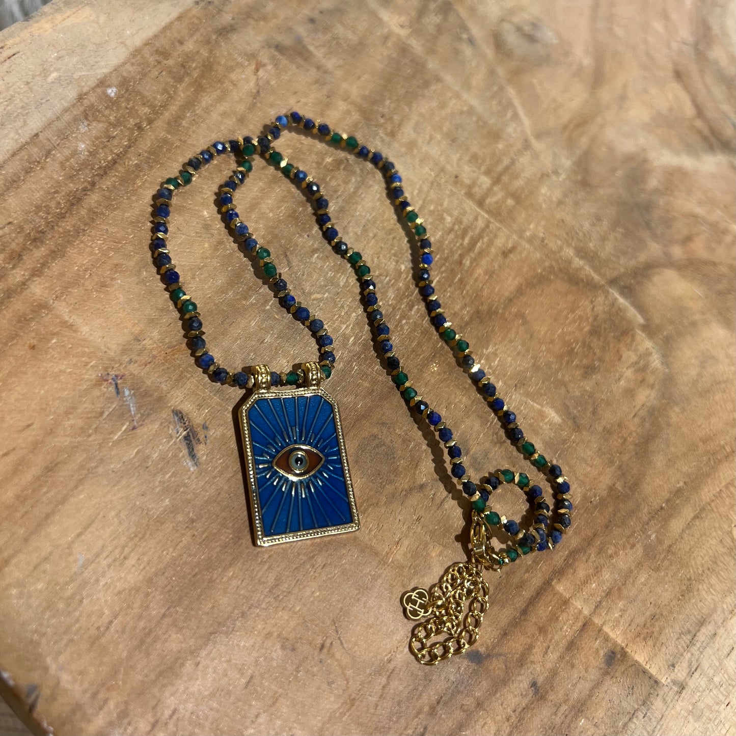 Collier Œil Azur Mystique