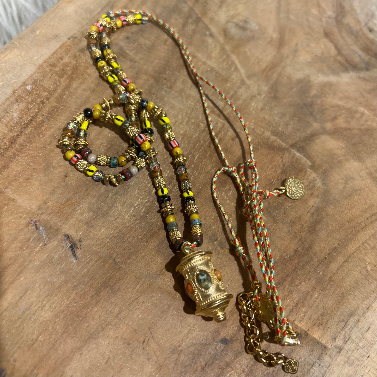Collier Totem Nomade Soleil Bohème