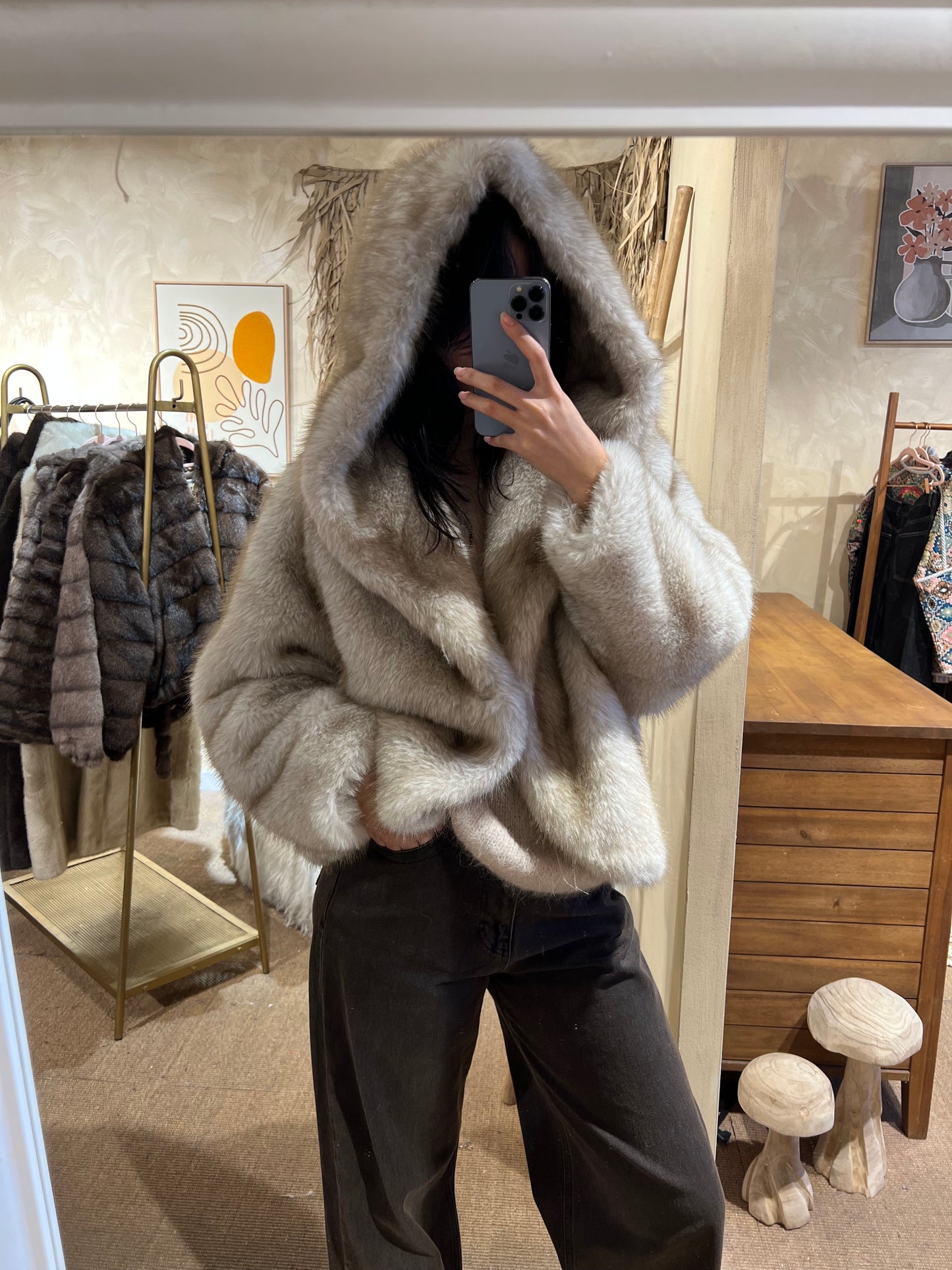 Veste en fausse fourrure "Cloud"