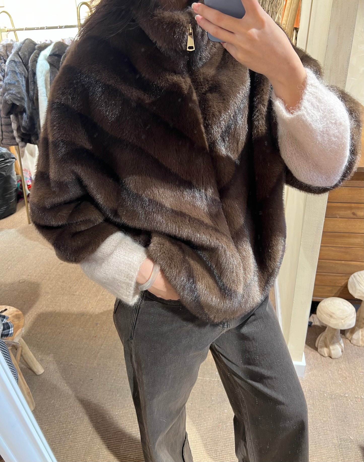 Veste en fausse fourrure "Ray"