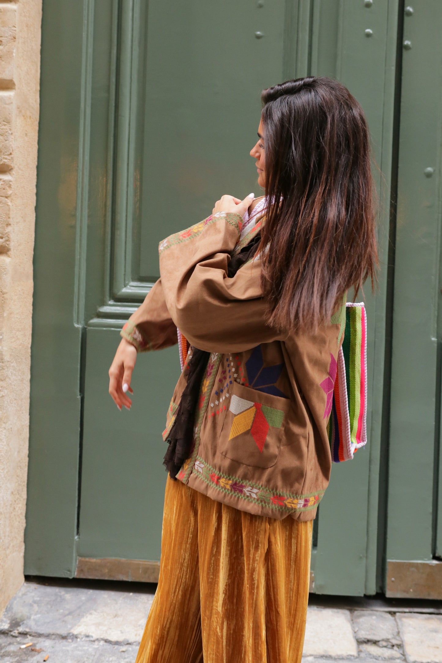 Veste Broderie Nomade