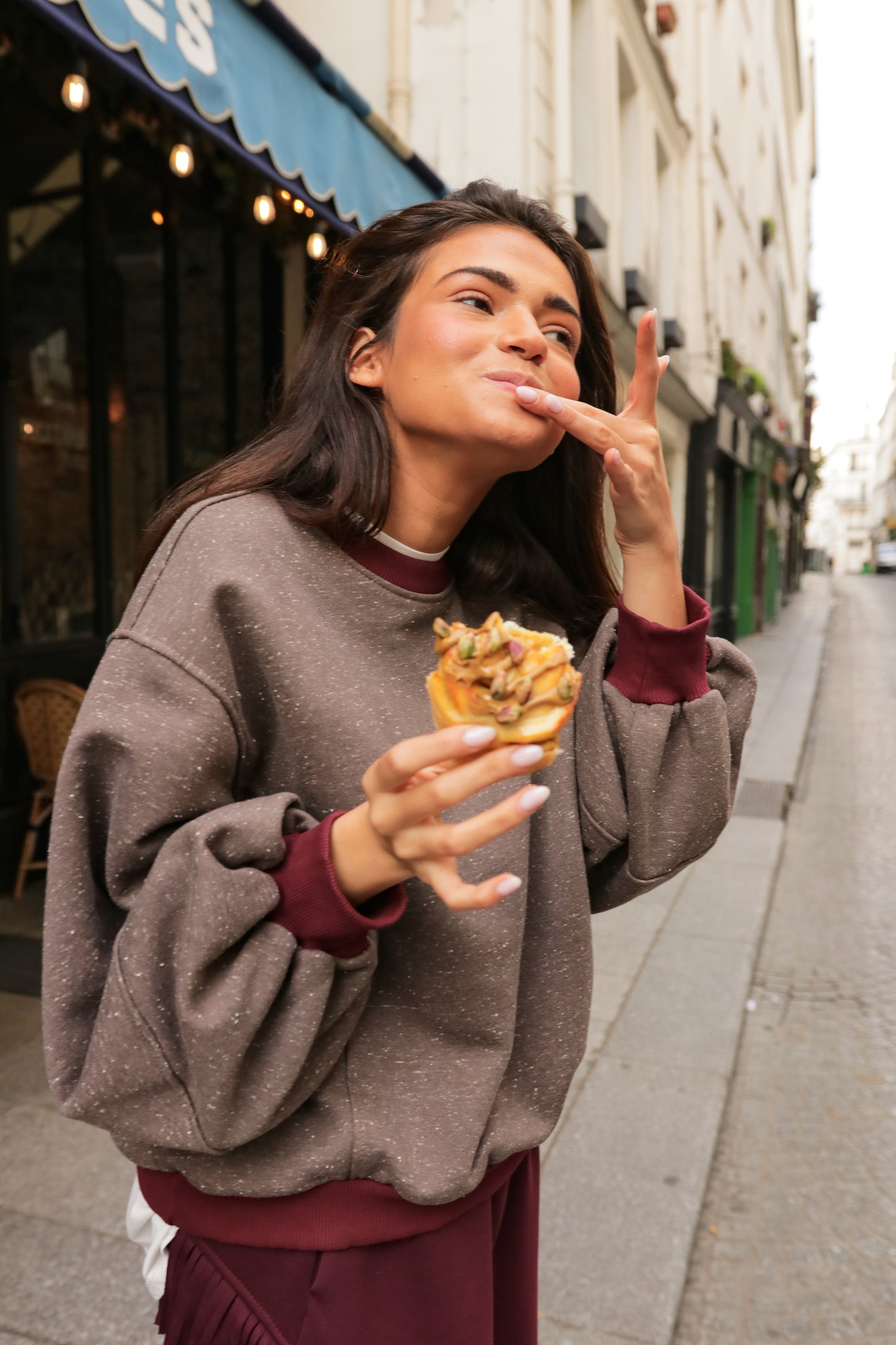 Sweat-shirt moucheté Cocoon Soft