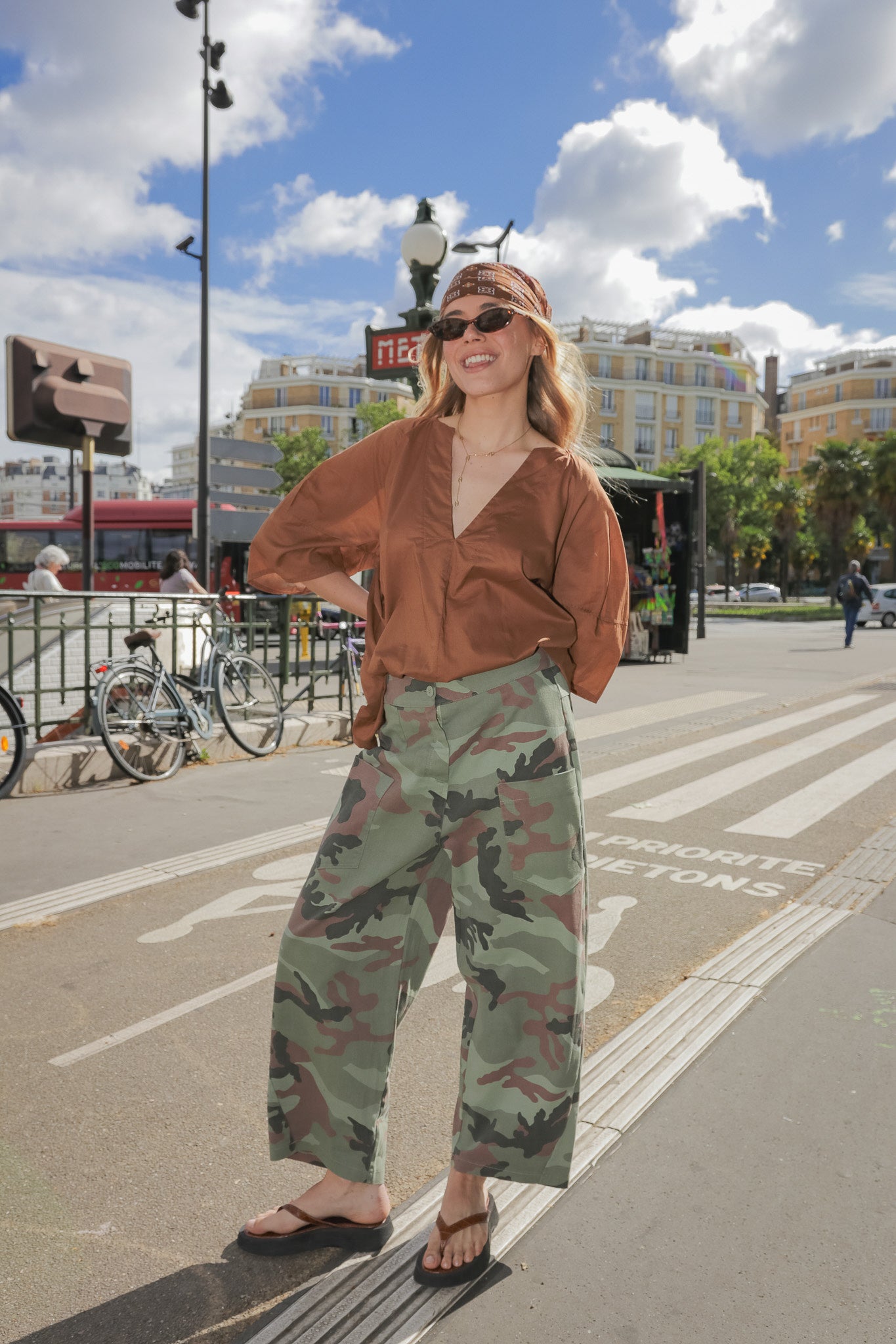 Pantalon Savane Camo