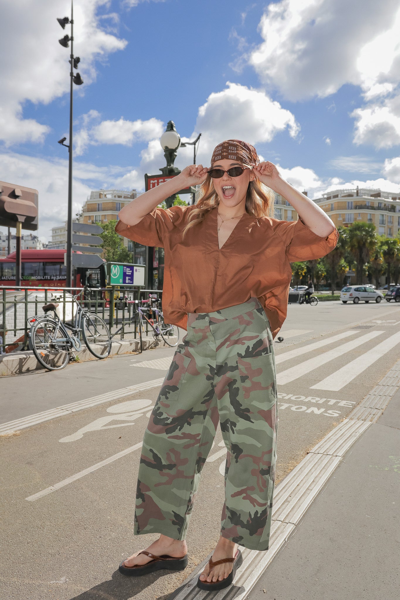 Pantalon Savane Camo