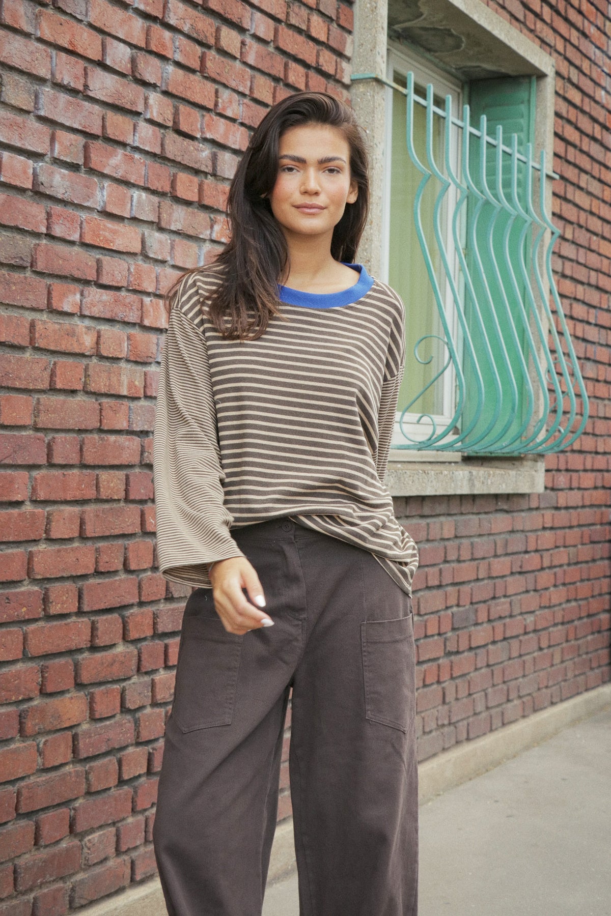 T-shirt Espresso Stripe