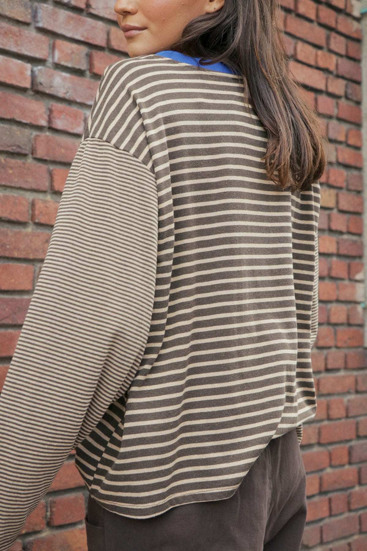 T-shirt Espresso Stripe