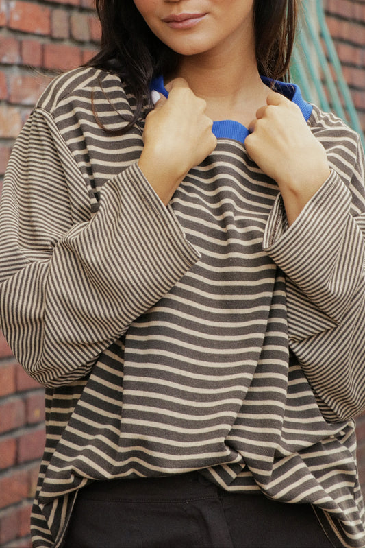 T-shirt Espresso Stripe