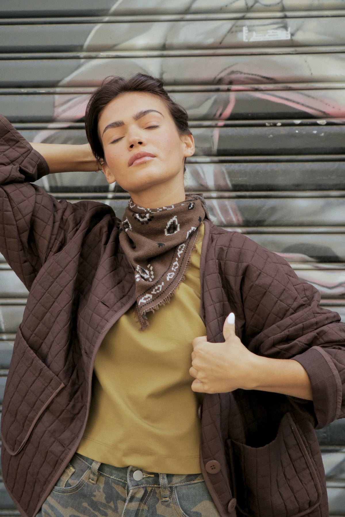 T-shirt Nocciola