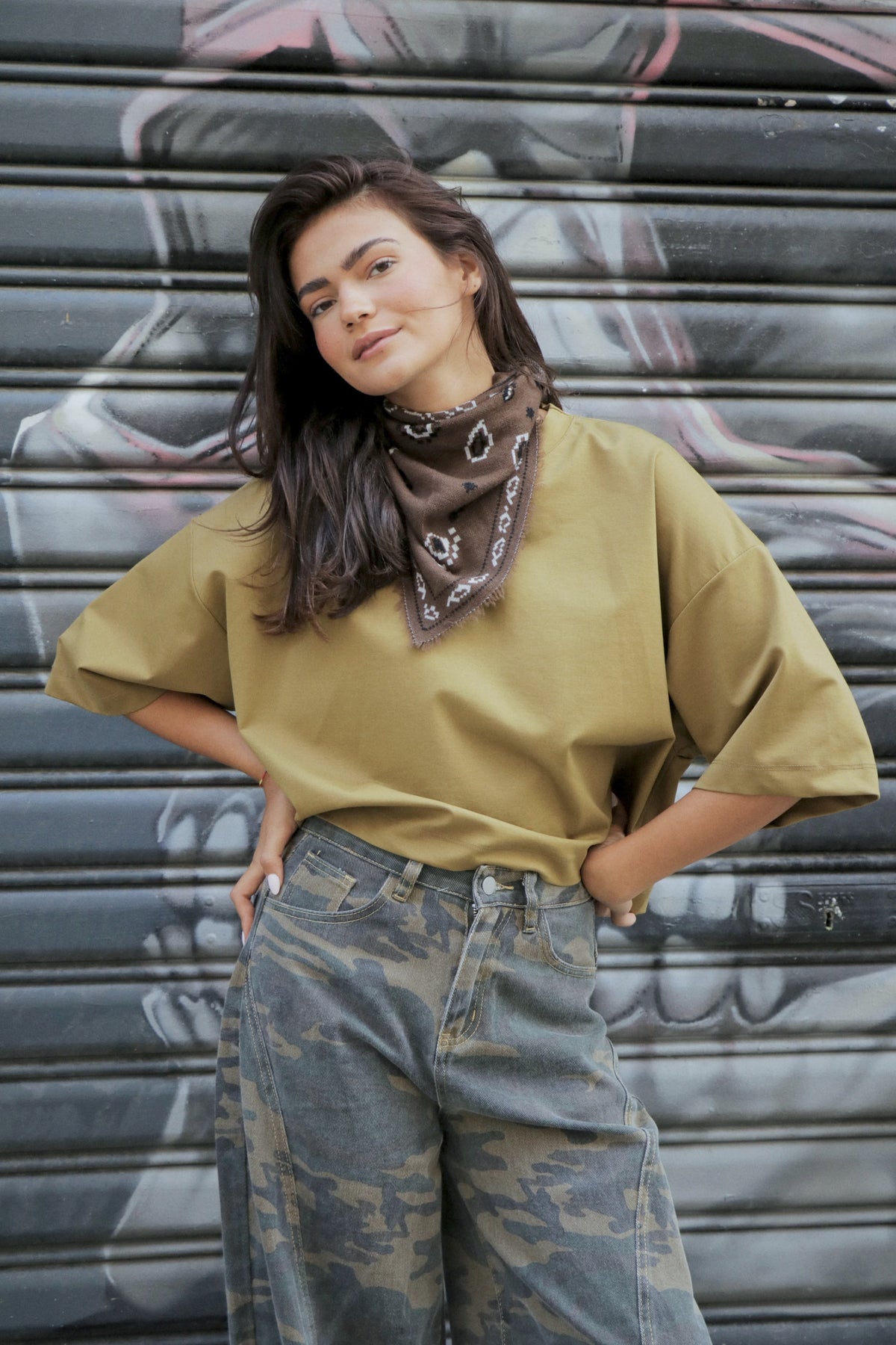 T-shirt Nocciola