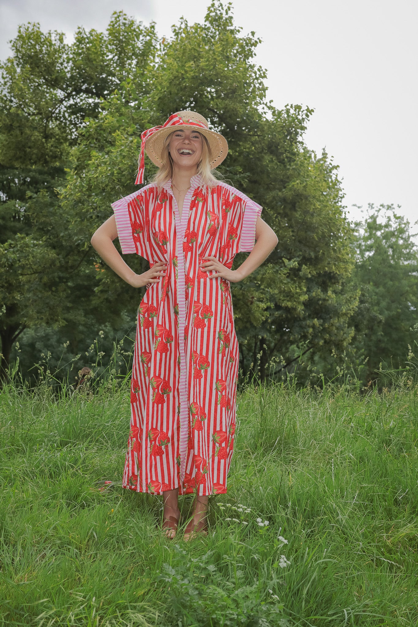 Robe Fraise Vermillon