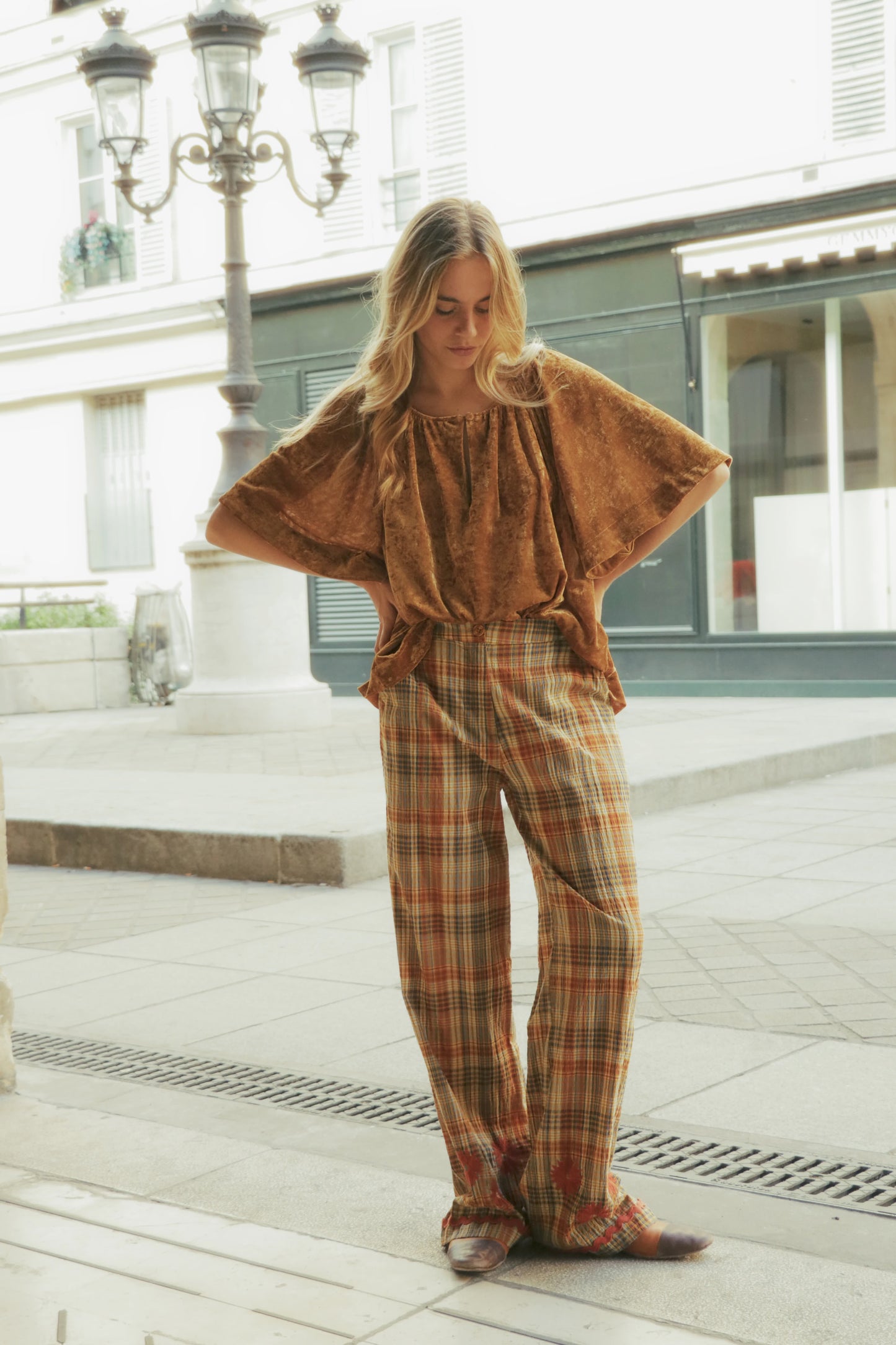 Pantalon Carreaux Marigold