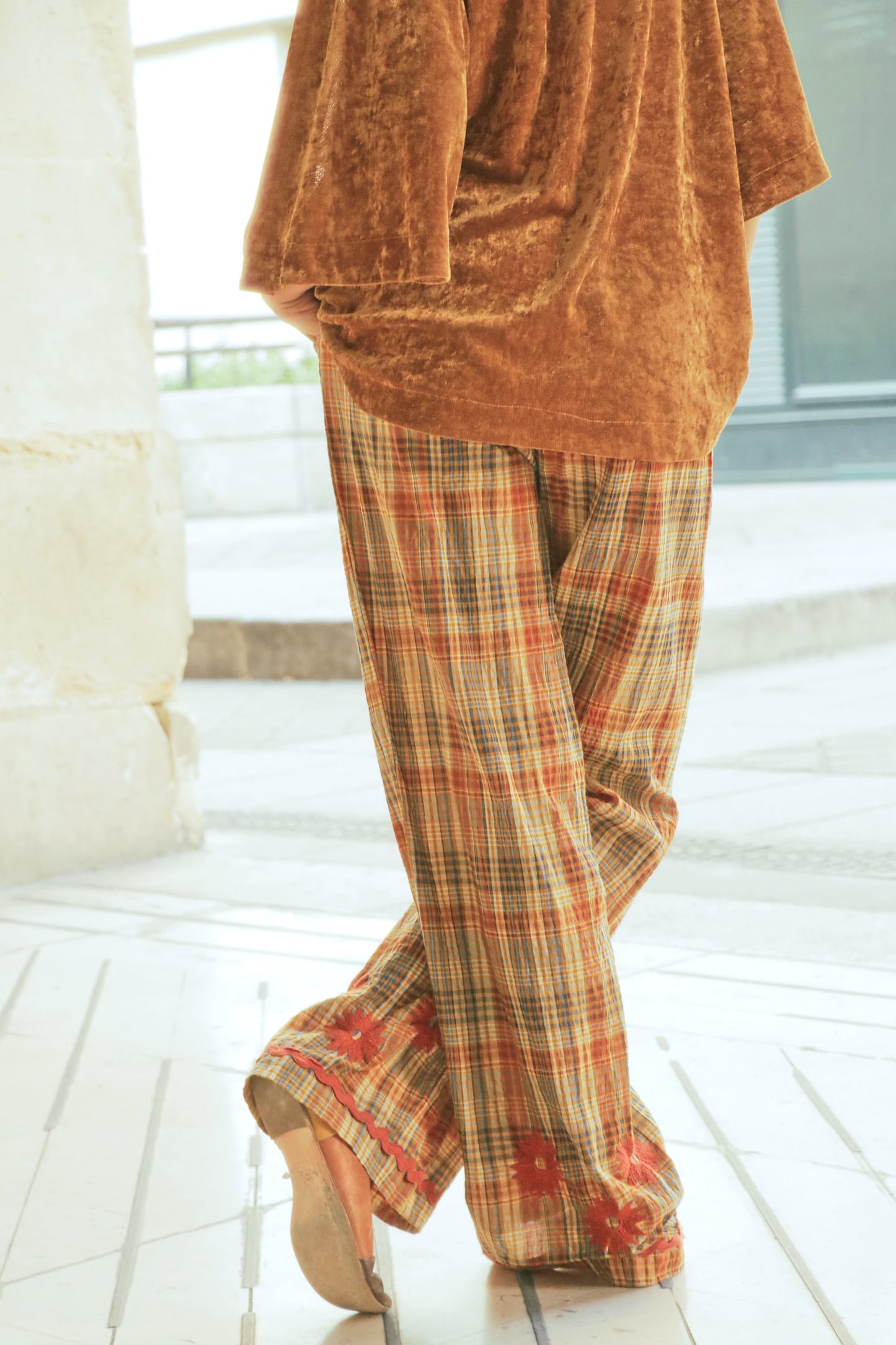 Pantalon Carreaux Marigold