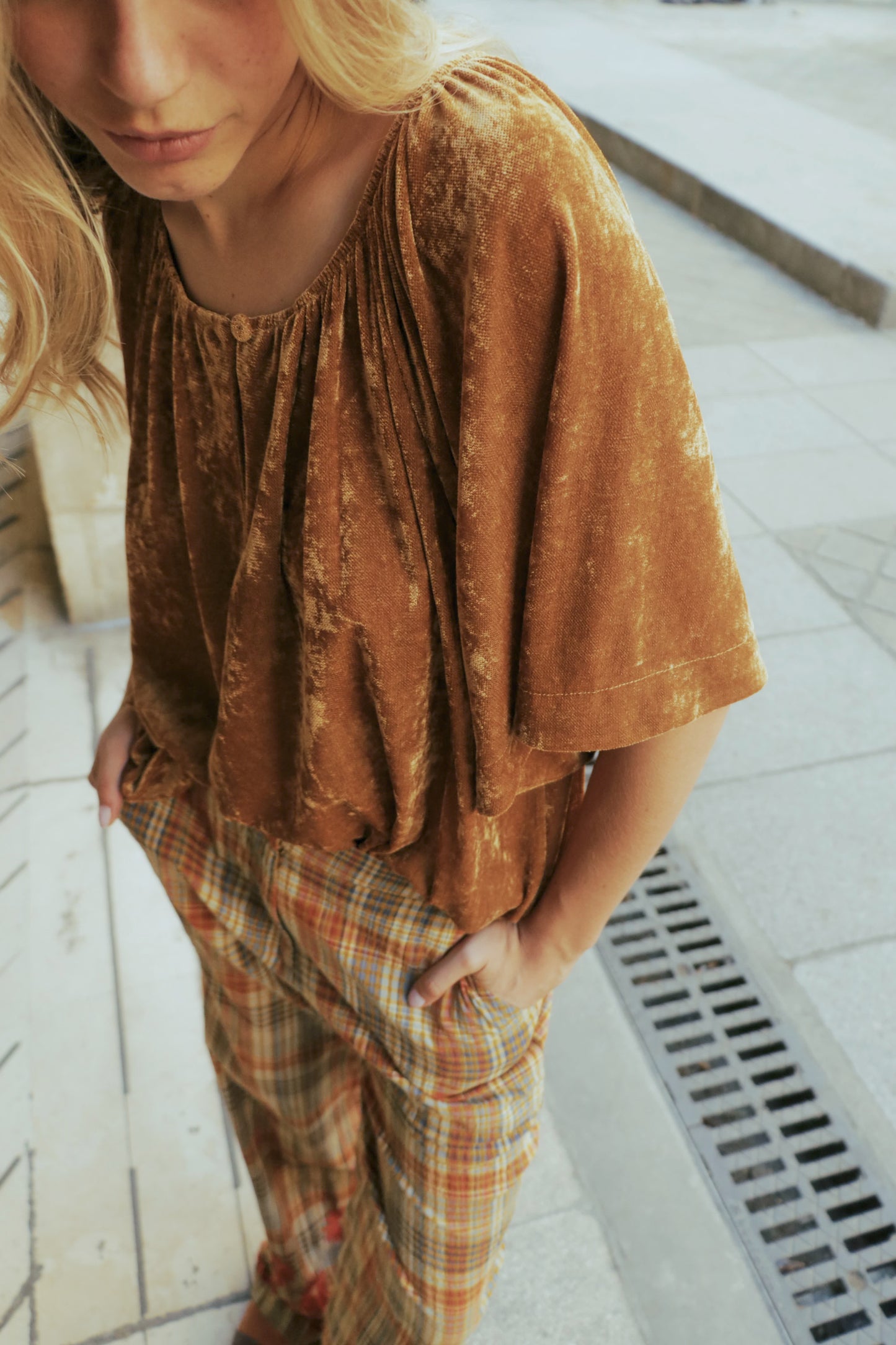Blouse Velours Sienna