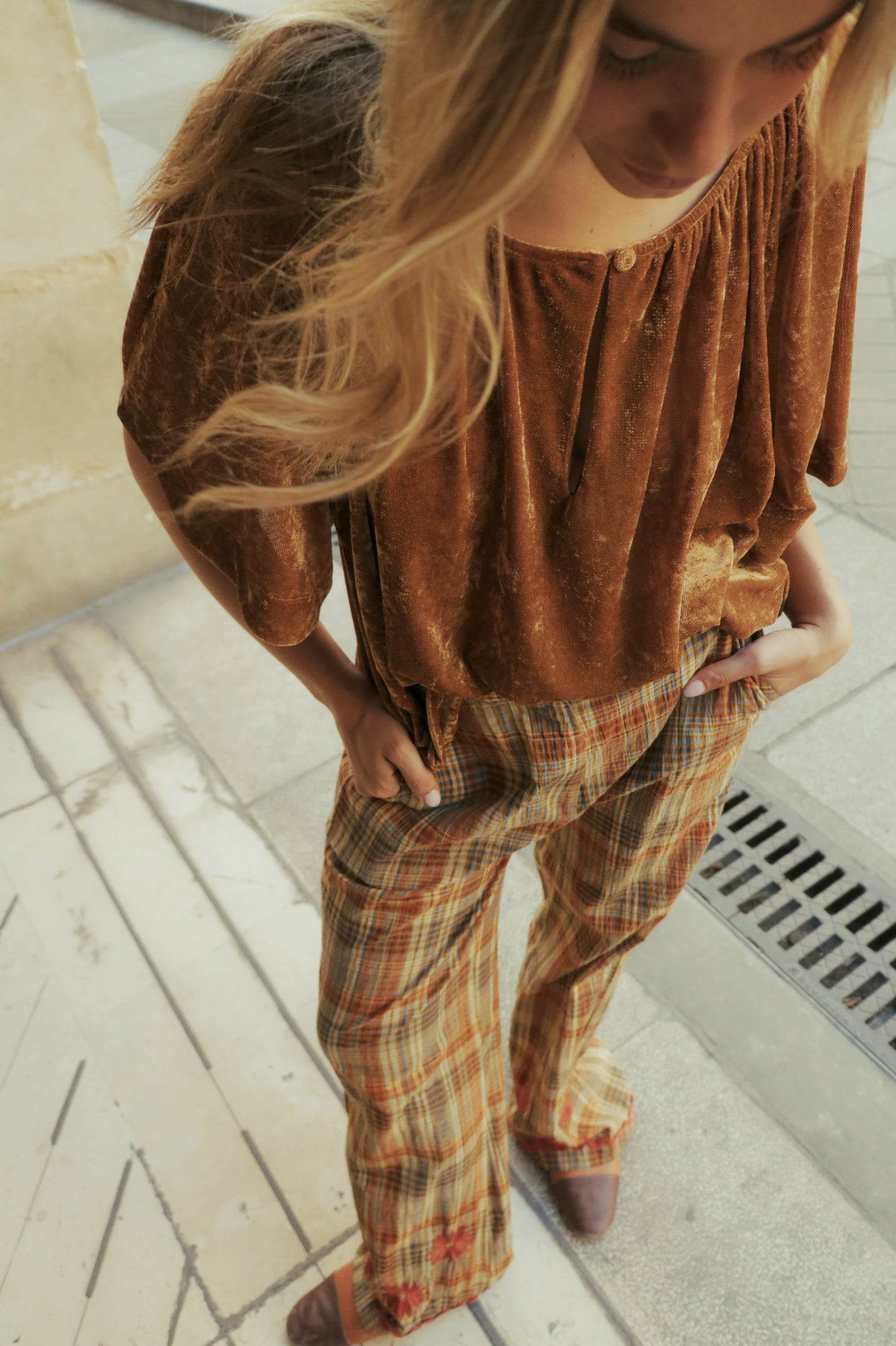 Pantalon Carreaux Marigold