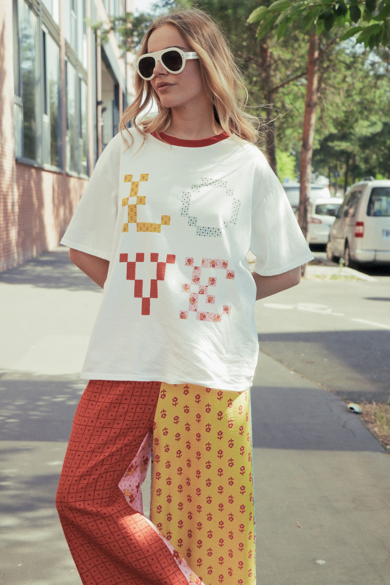 T-shirt Love Fleur