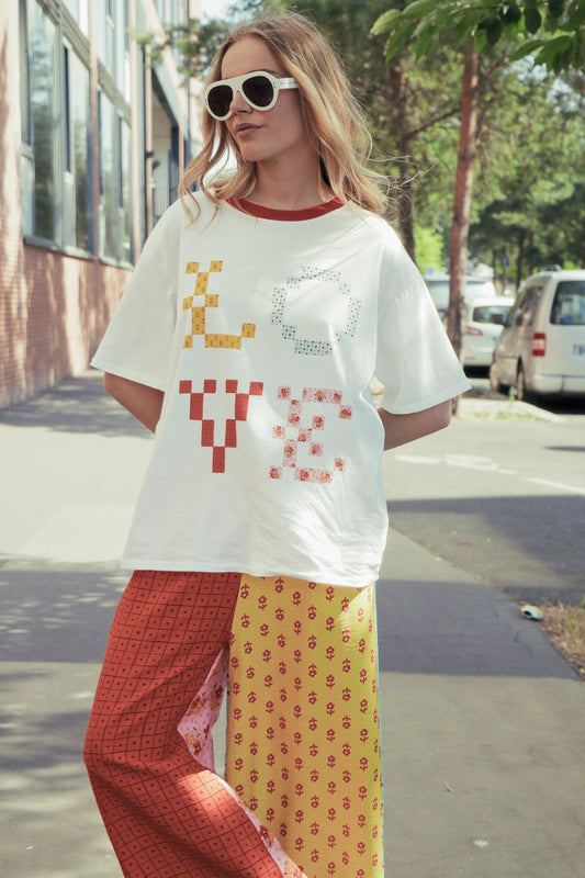 T-shirt Love Fleur