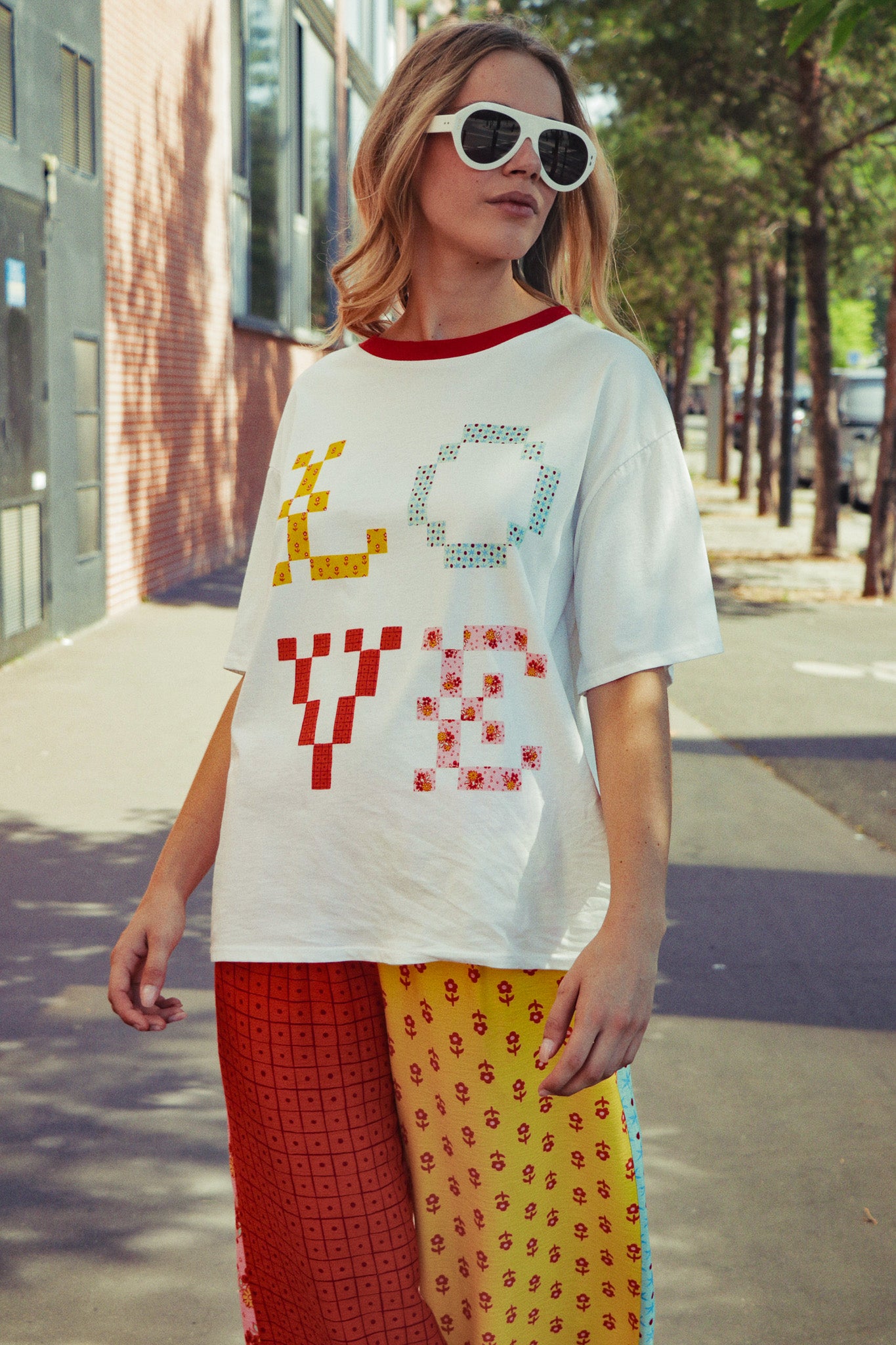 T-shirt Love Fleur