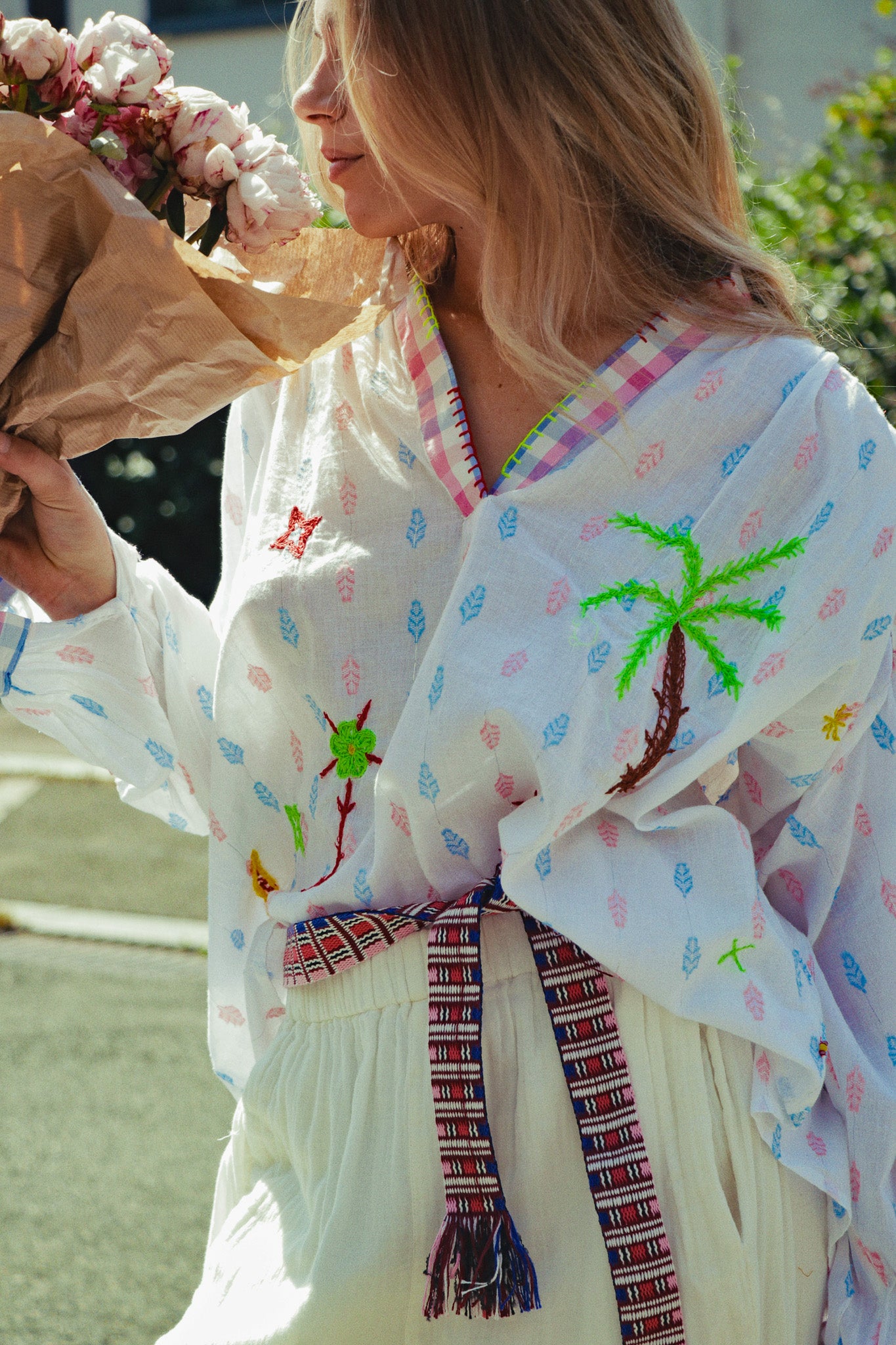 Chemise Jardin Brodé