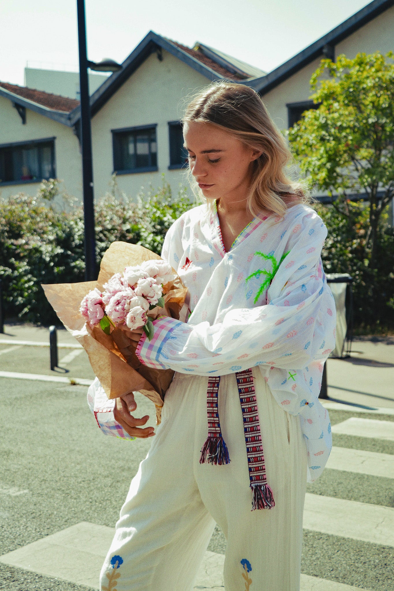 Chemise Jardin Brodé