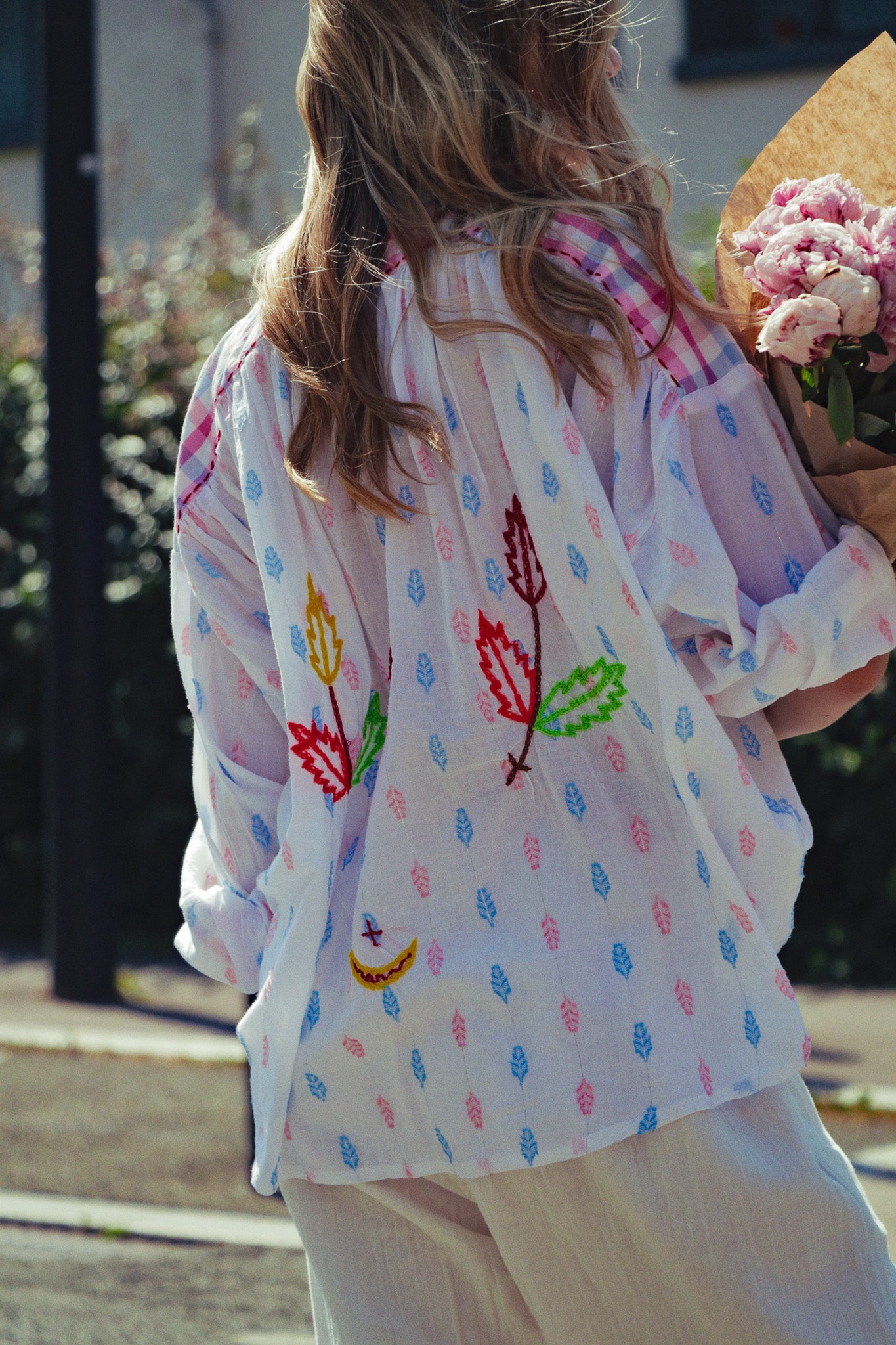 Chemise Jardin Brodé