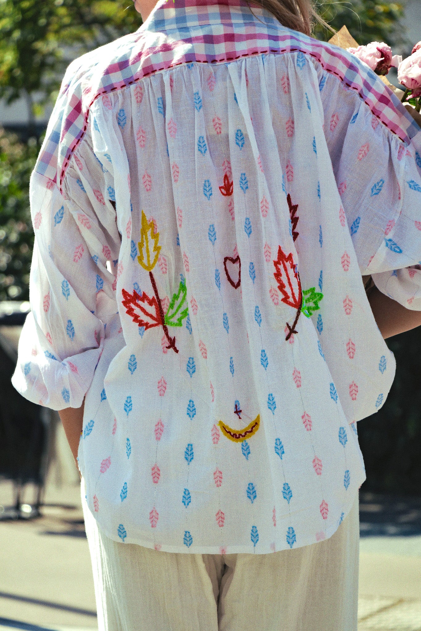 Chemise Jardin Brodé