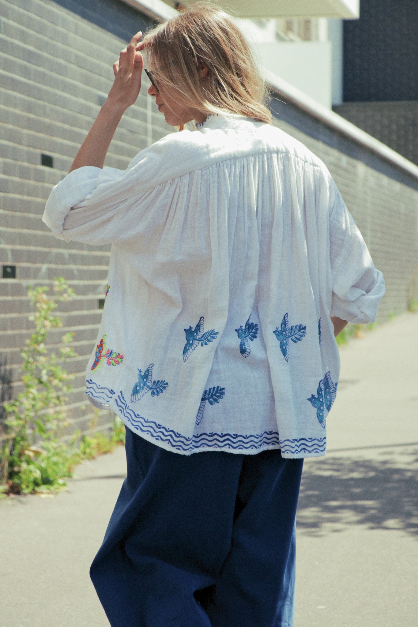Blouse Oiseaux Colorés