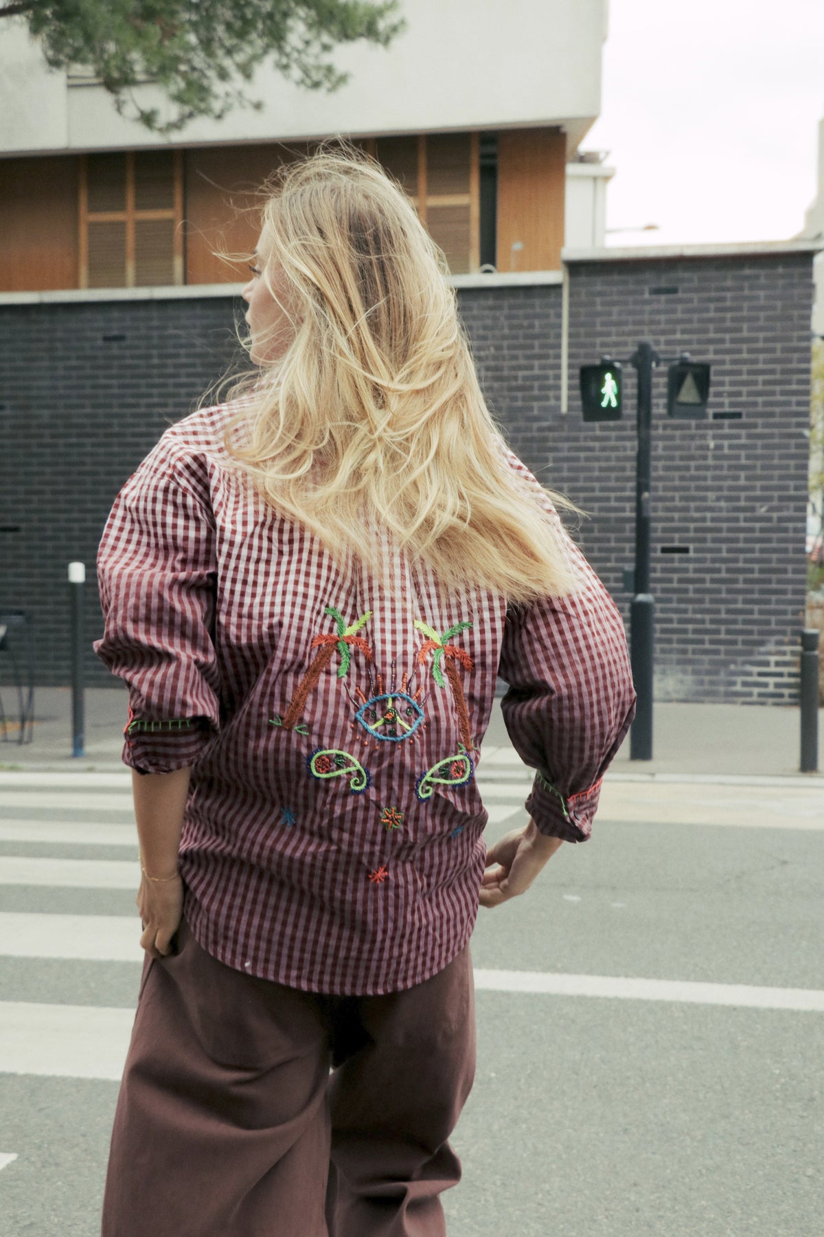 Chemise Paradiso Bordeaux