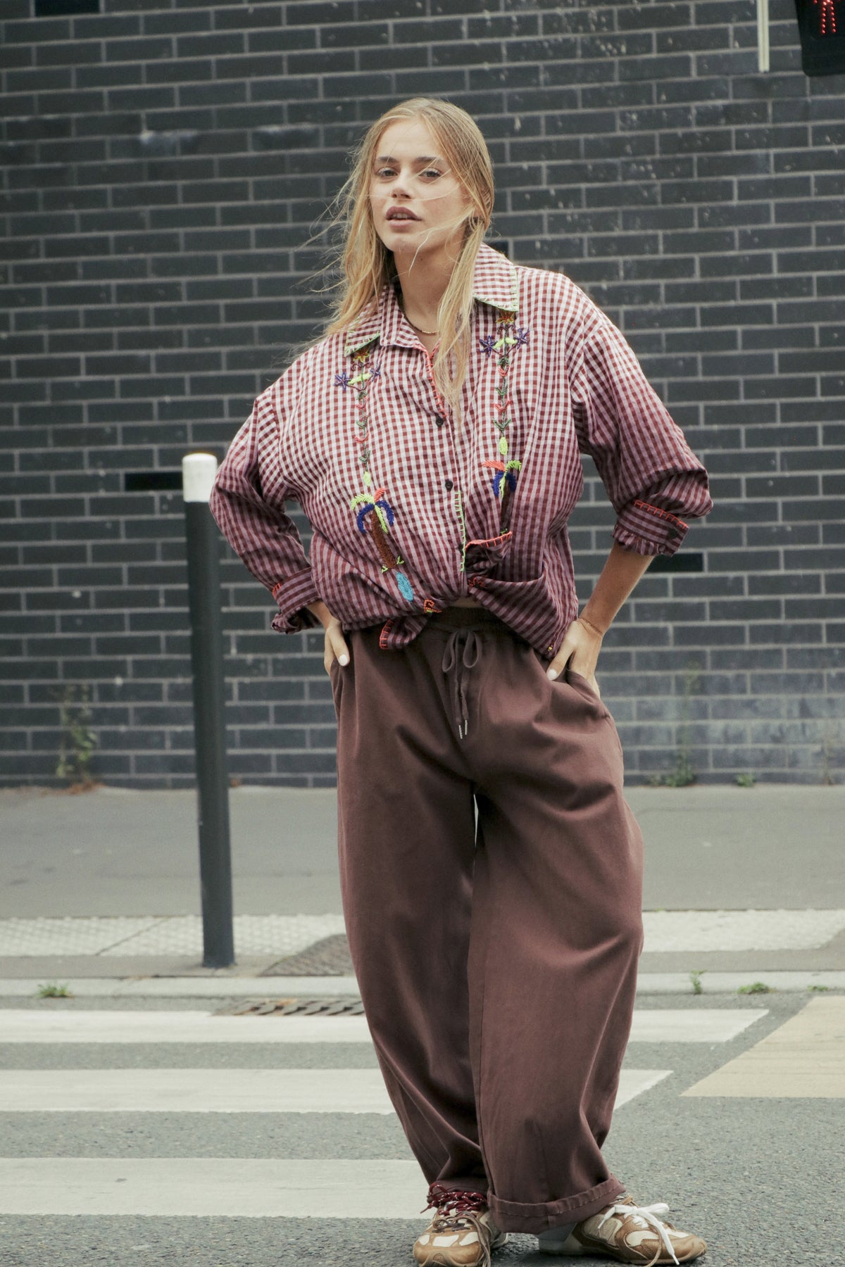 Chemise Paradiso Bordeaux