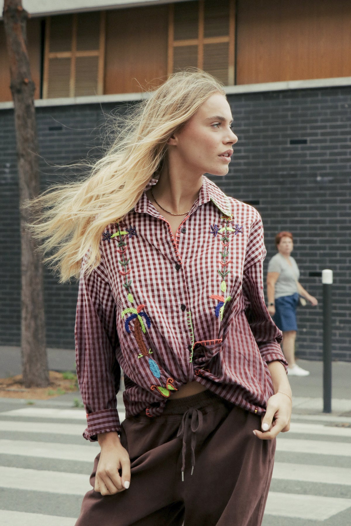 Chemise Paradiso Bordeaux
