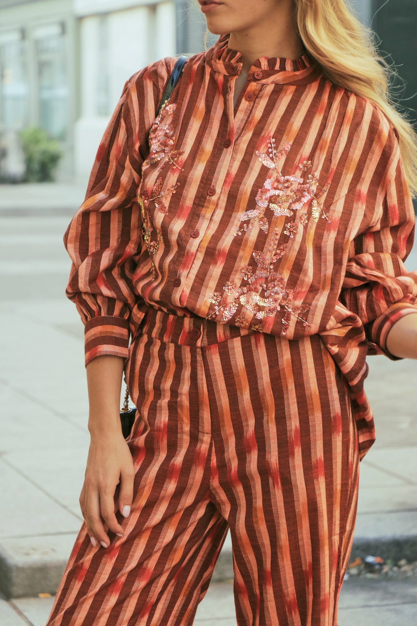 Chemise Brodée Jaipur Sunset