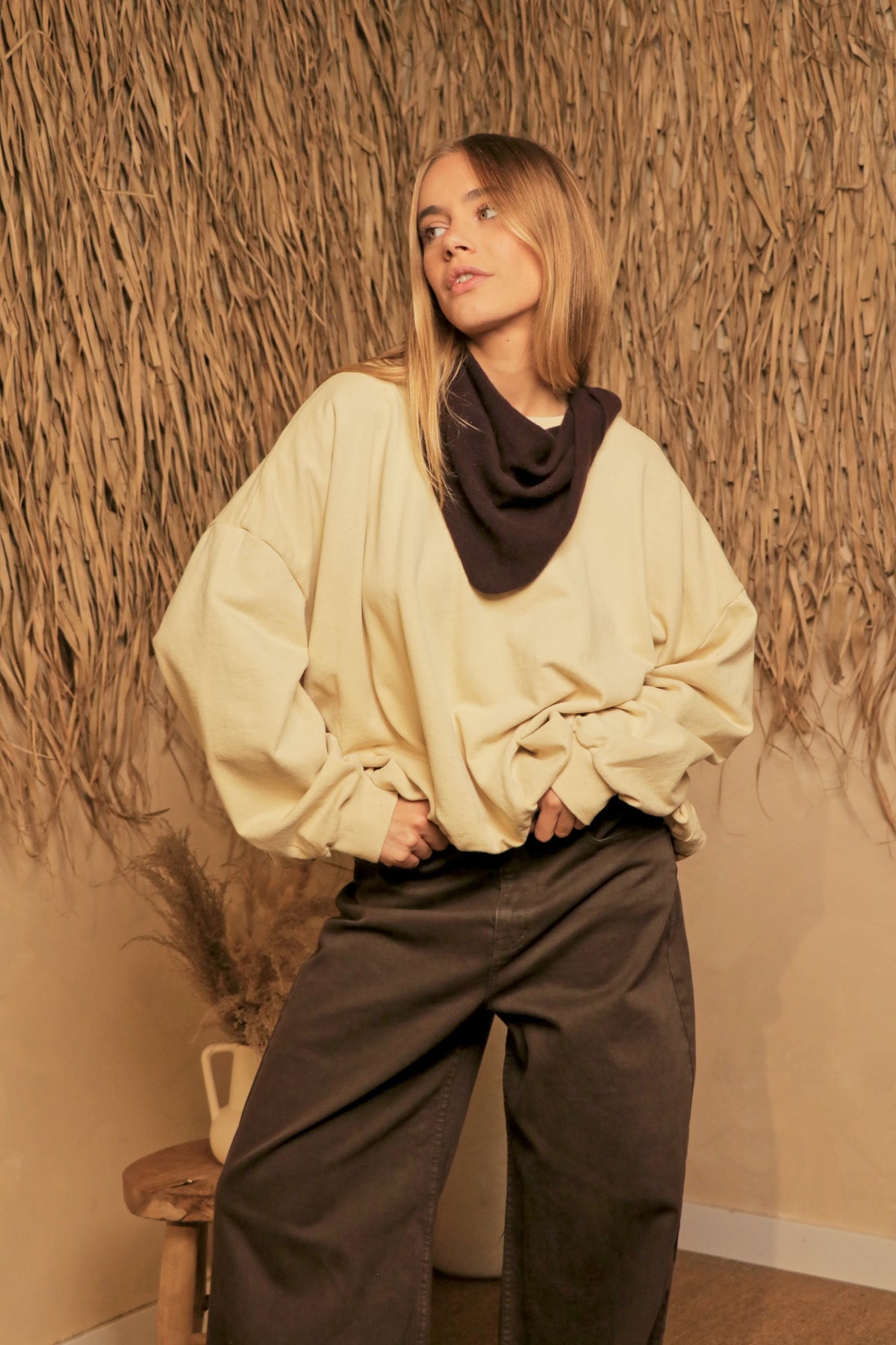 Foulard Livia Chocolate