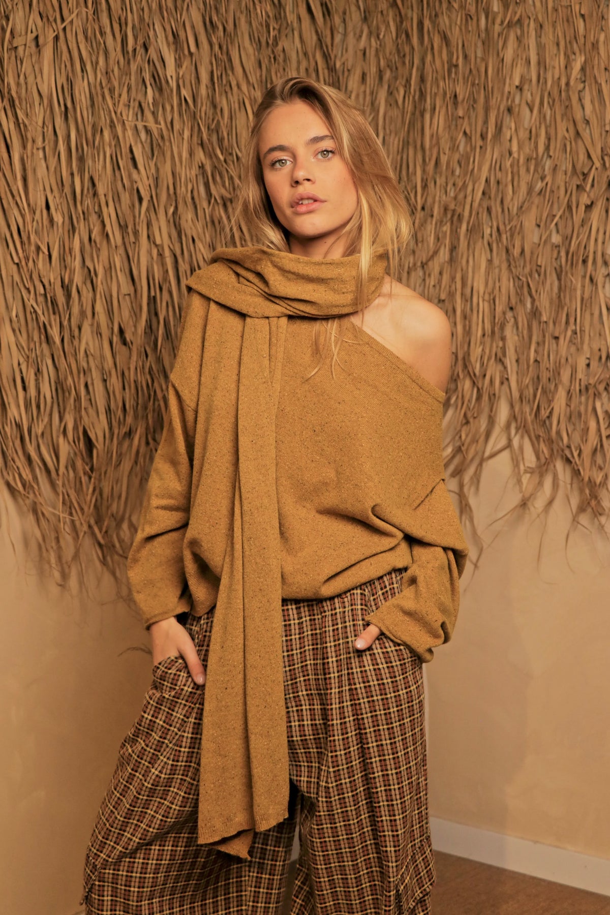 Pull Mossy Jaune