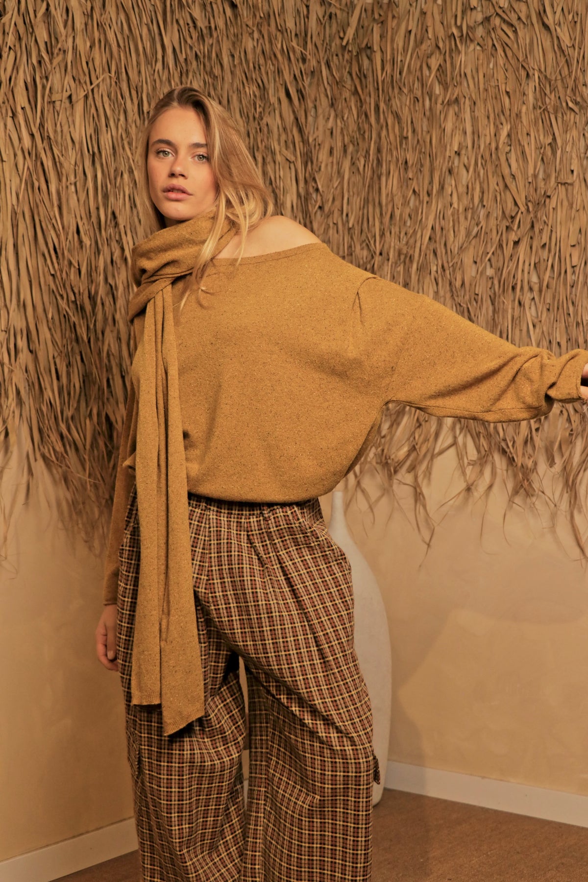 Pull Mossy Jaune