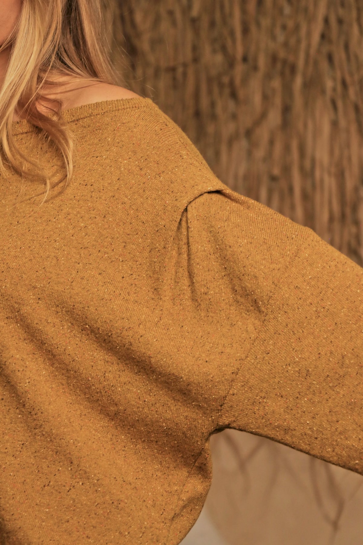 Pull Mossy Jaune