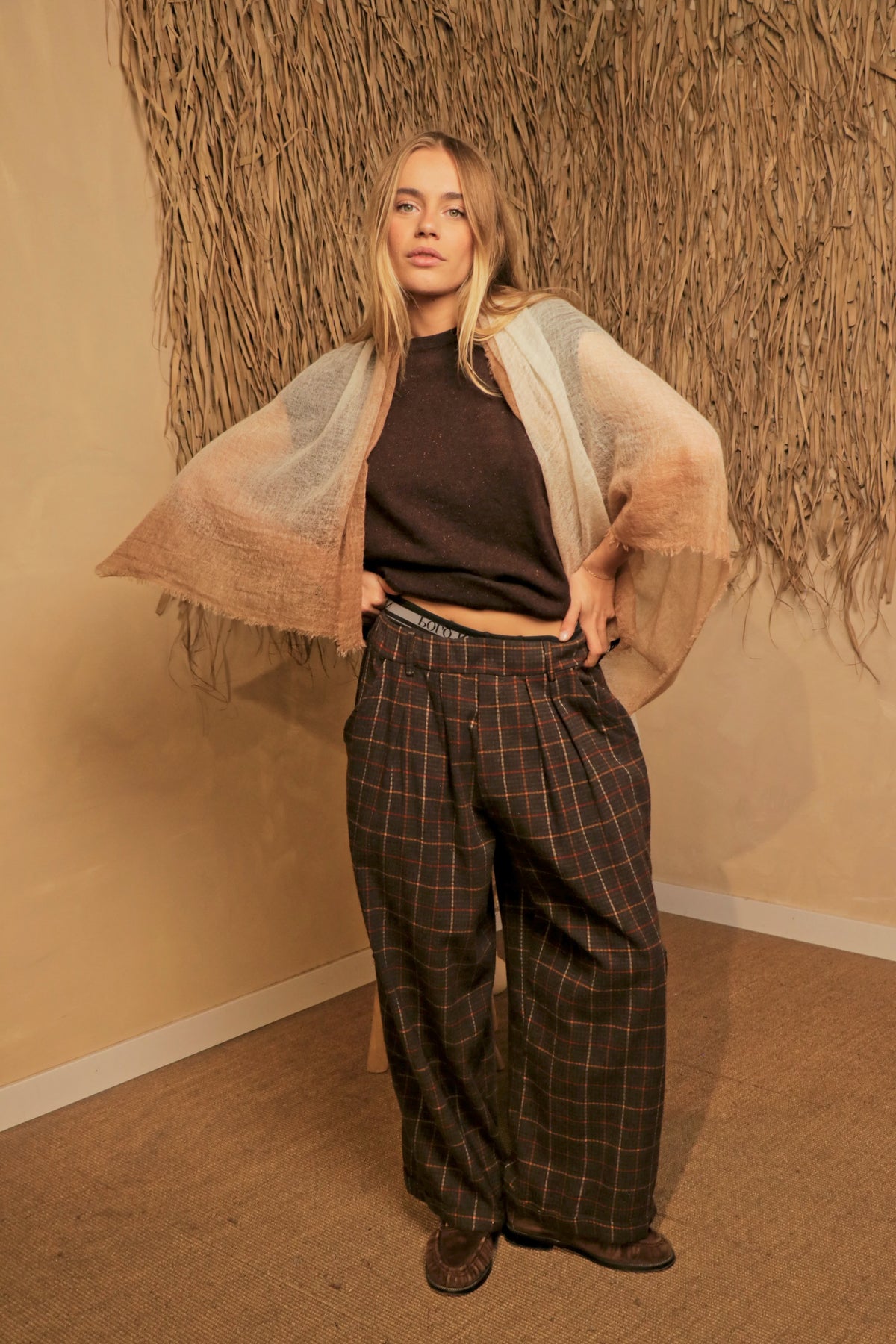 Pantalon Cargo chocolate