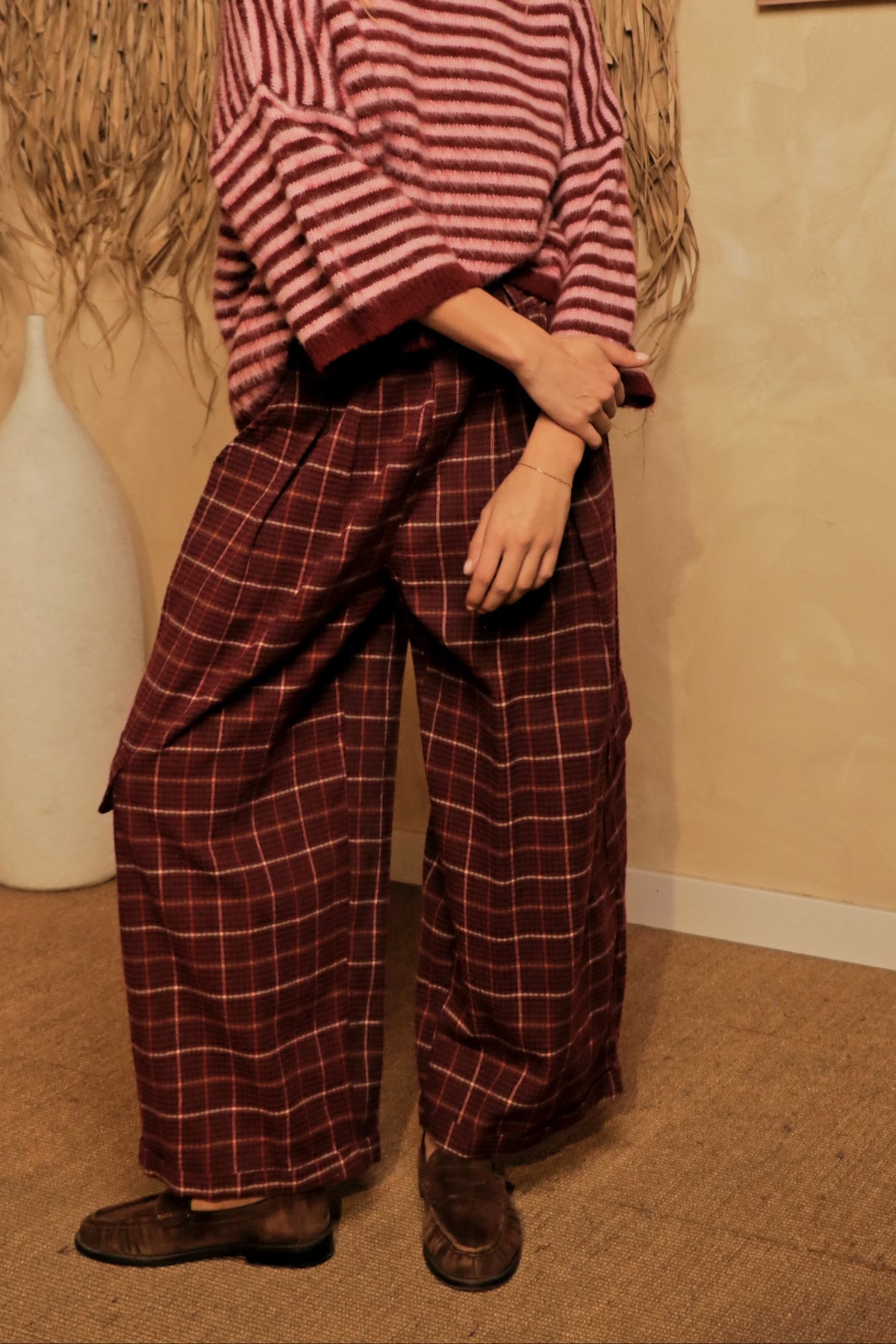 Pantalon Lucas Bordeaux