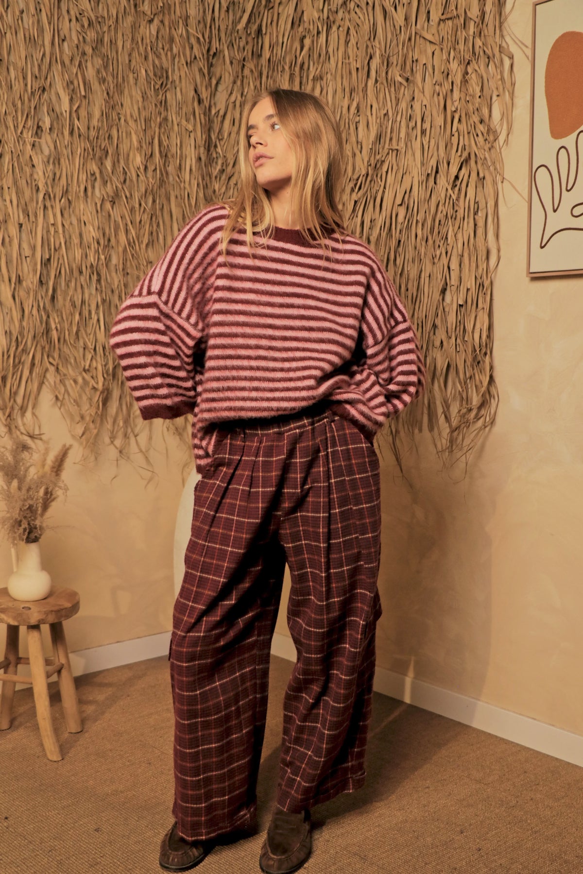 Pantalon Lucas Bordeaux