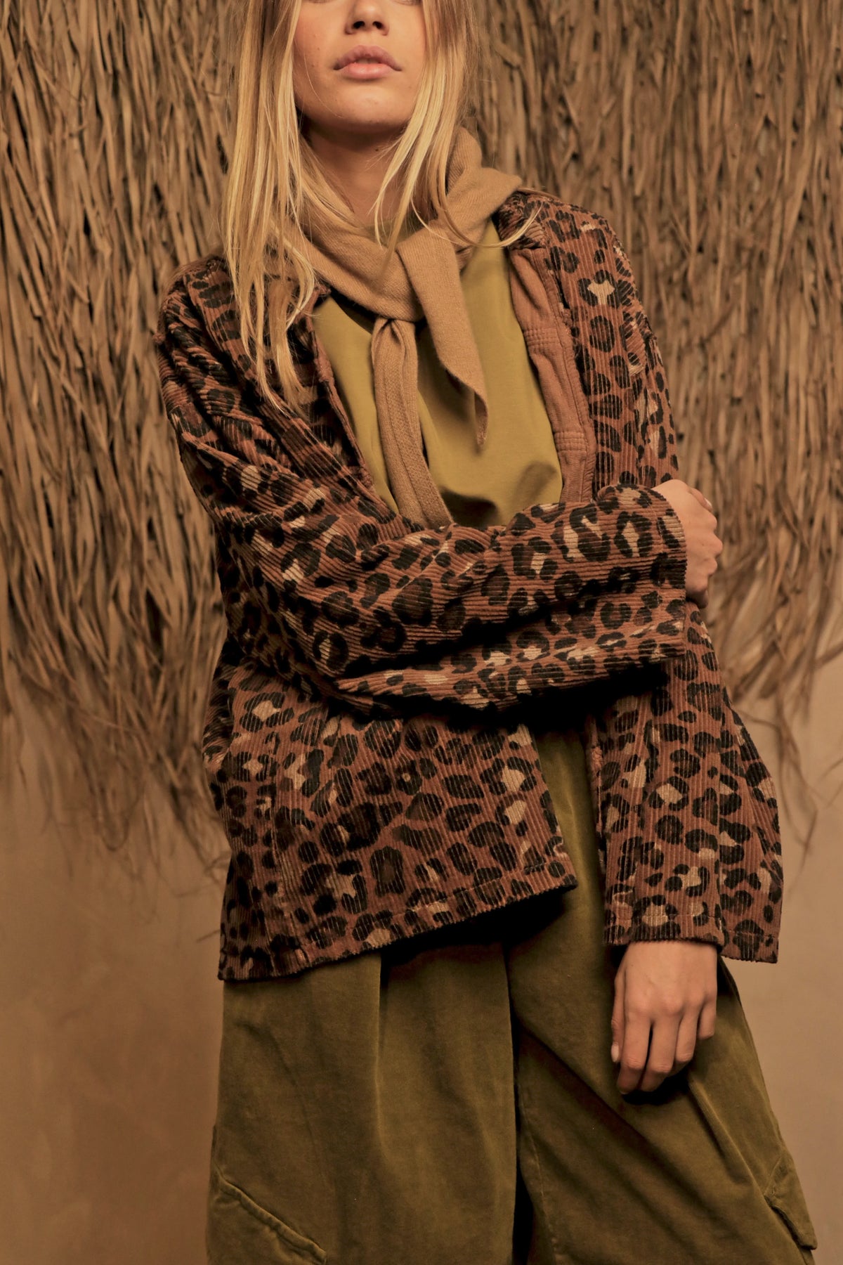 Foulard Livia Camel