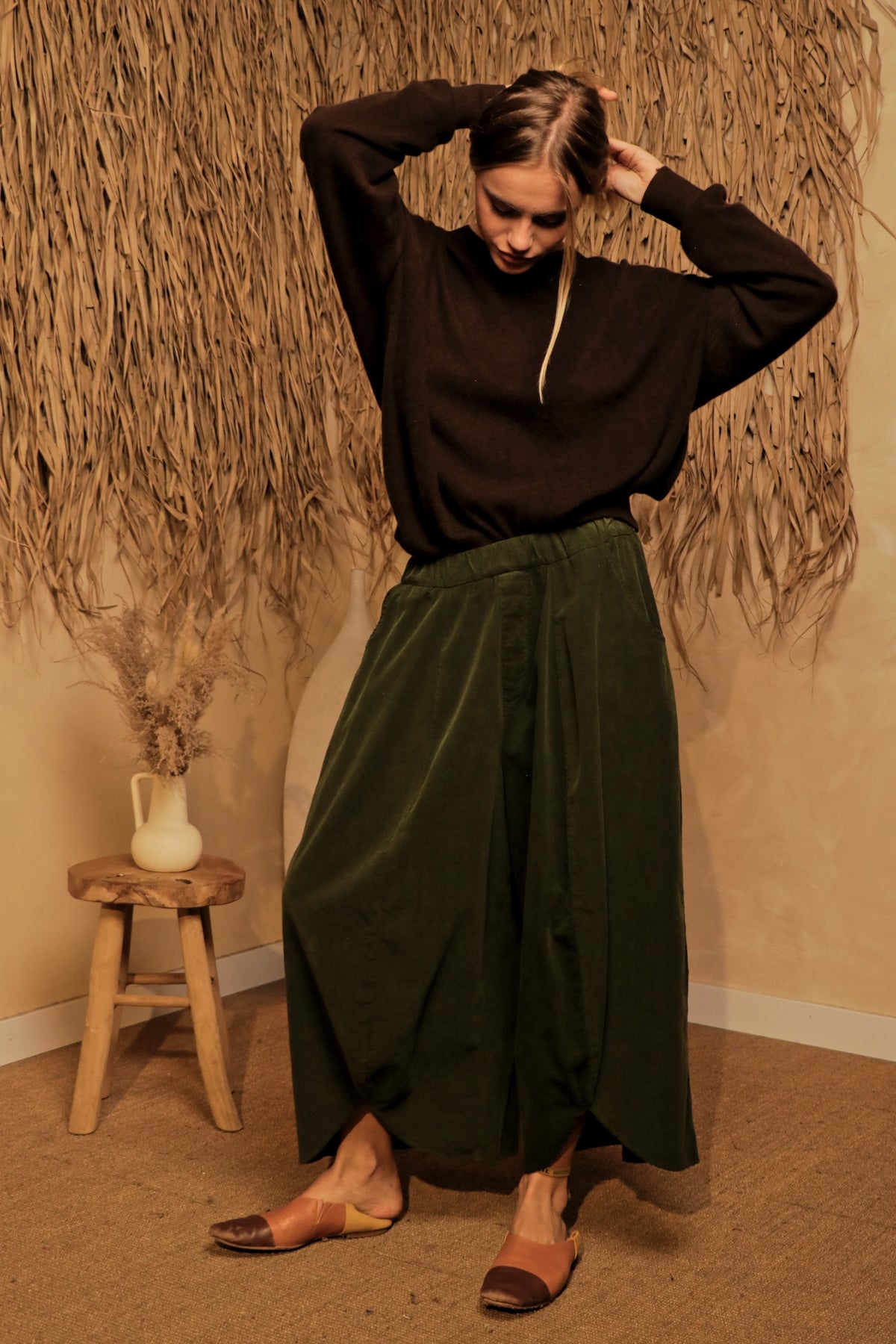 Pantalon Tulipa Kaki