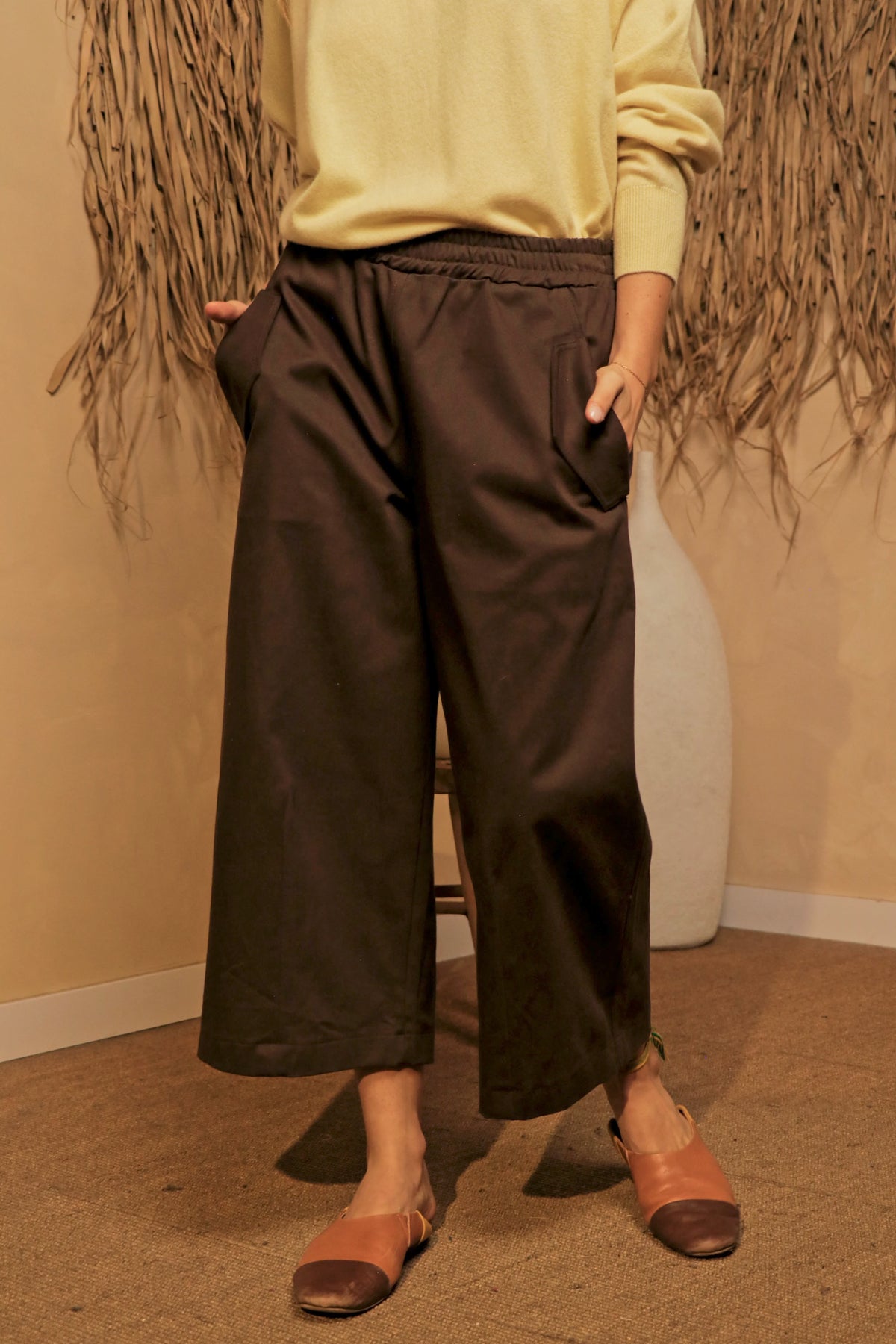 Pantalon Vinaccia Chocolate