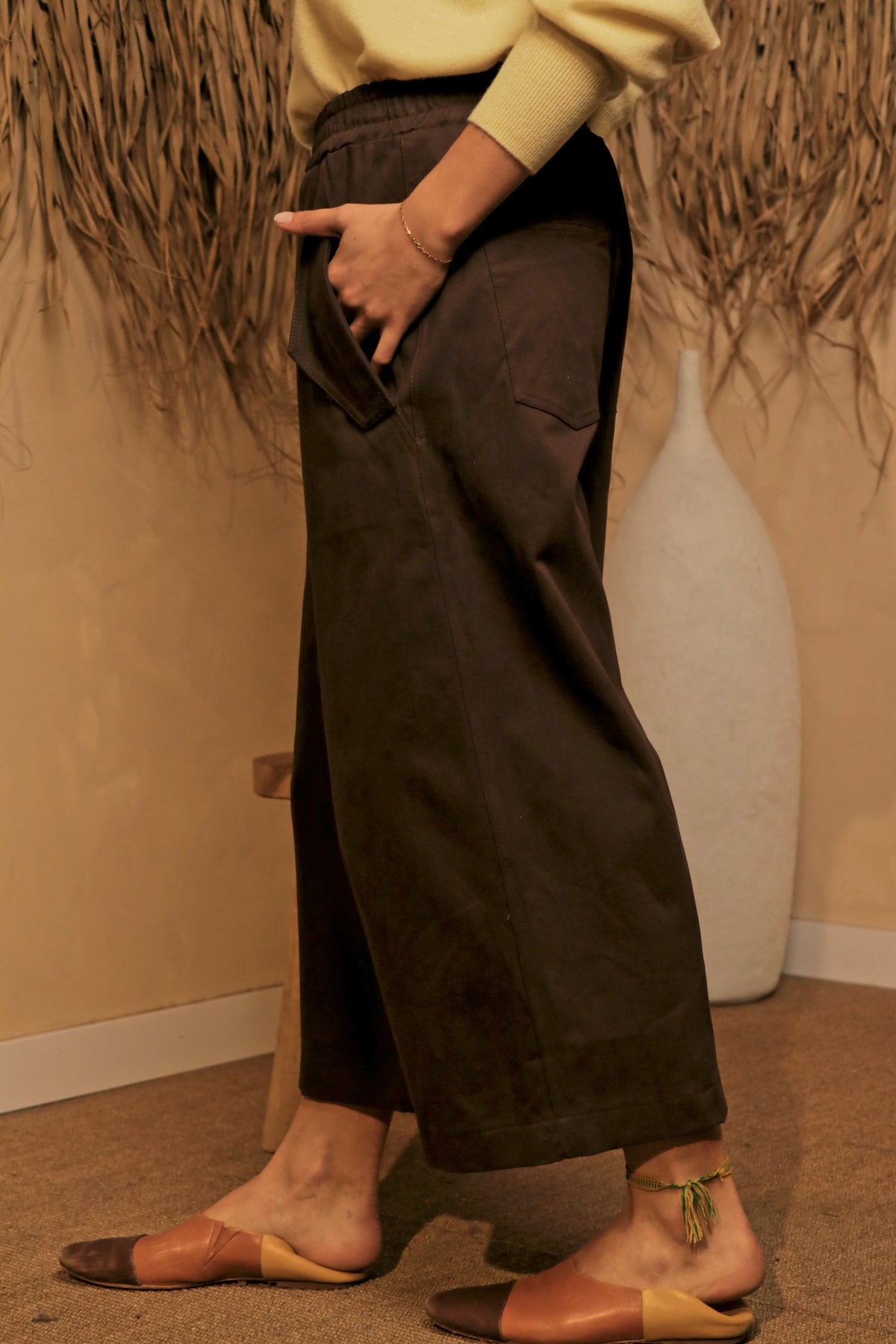 Pantalon Vinaccia Chocolate