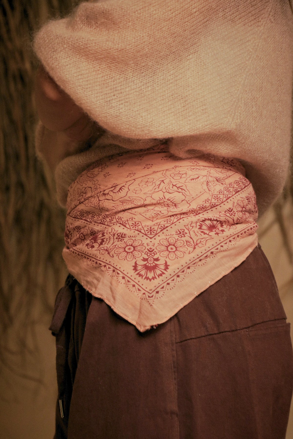 Foulard Jardin Rosé